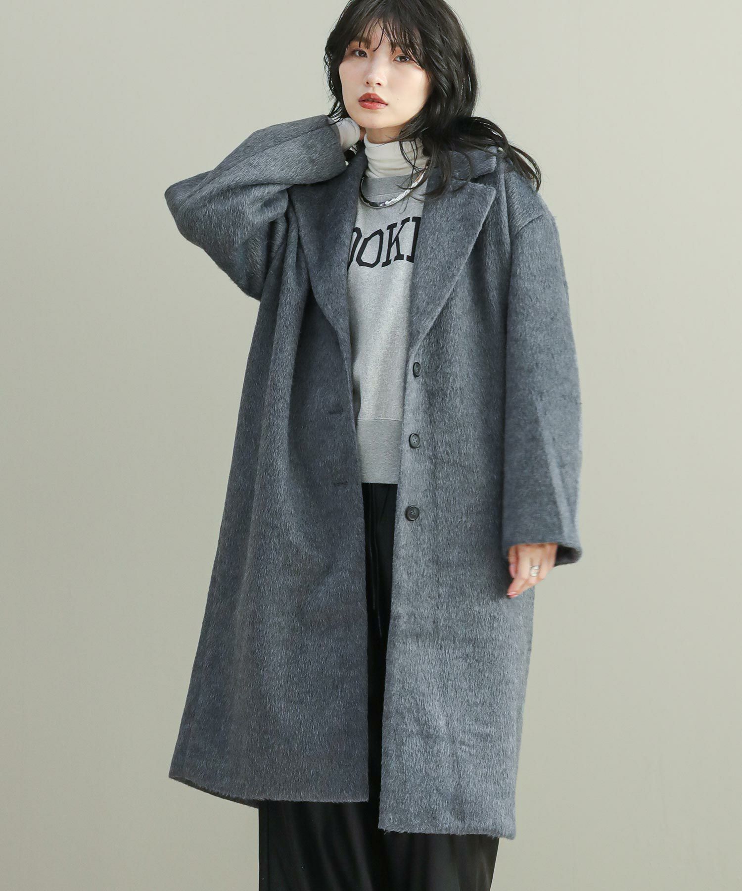 The rejoiceシャギーチェスターコート | SEKIMIKI Online