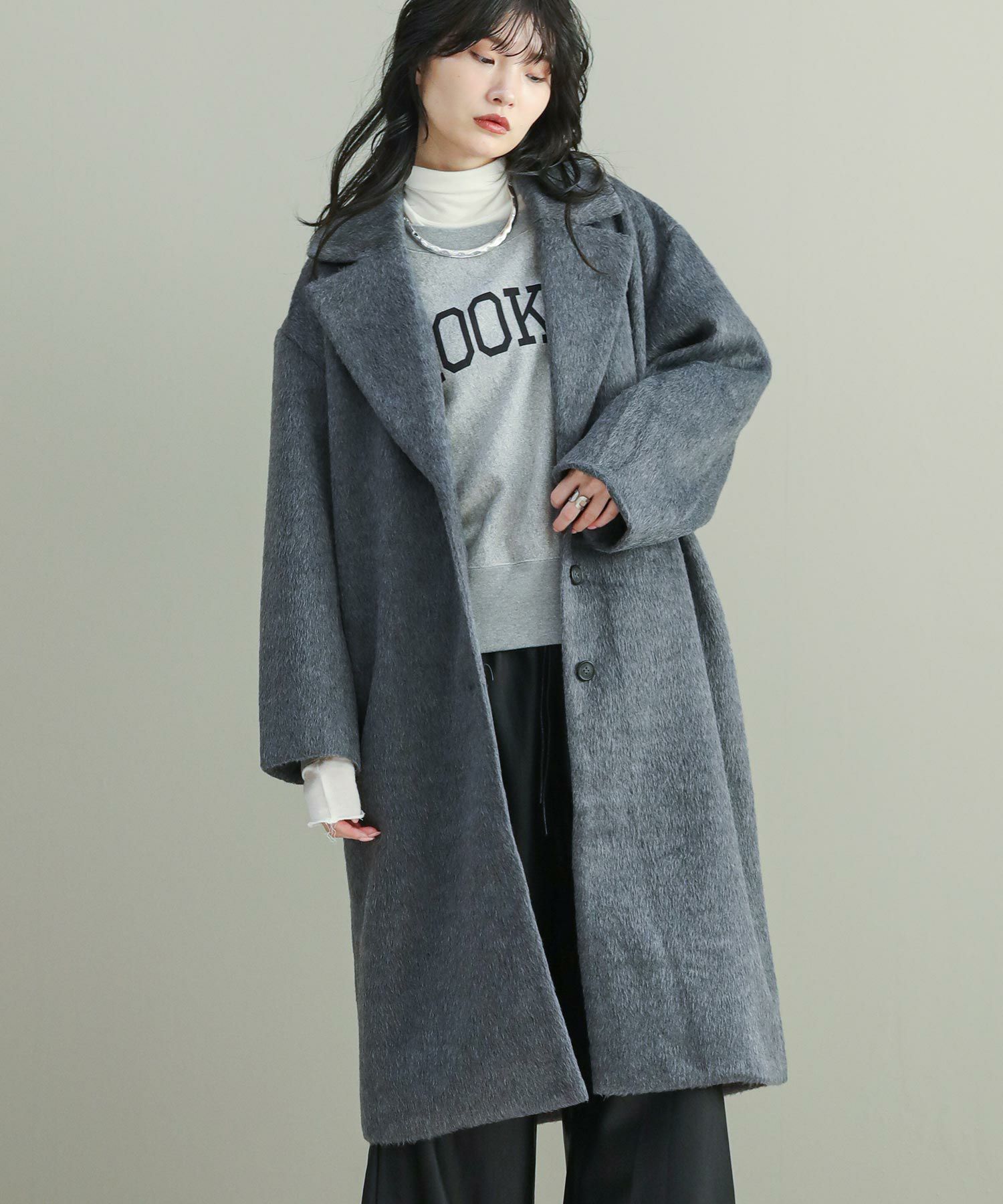 The rejoiceシャギーチェスターコート | SEKIMIKI Online