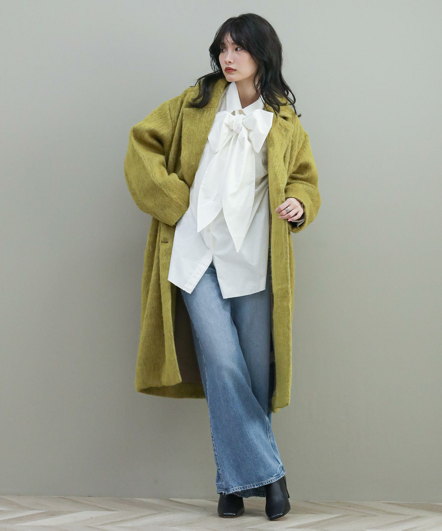 The rejoiceシャギーチェスターコート | SEKIMIKI Online