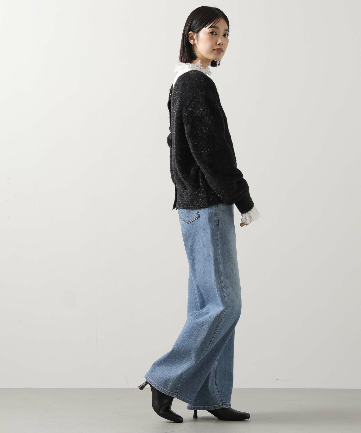 2wayで着回し】Gready Brilliantのラメニット＆ベストが再入荷