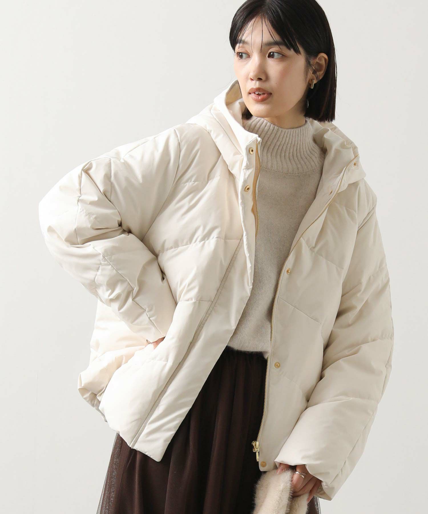 gready brilliant　ダウンジャケット Gready Brilliantフードストレッチダウン | SEKIMIKI Online