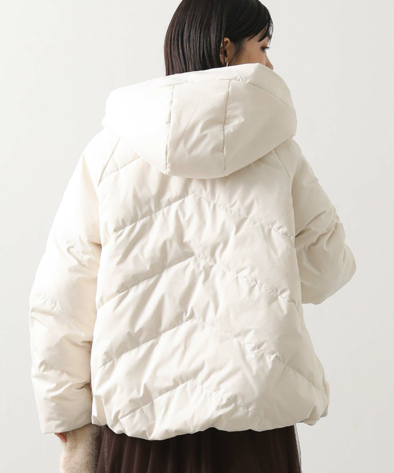 Gready Brilliantフードストレッチダウン | SEKIMIKI Online