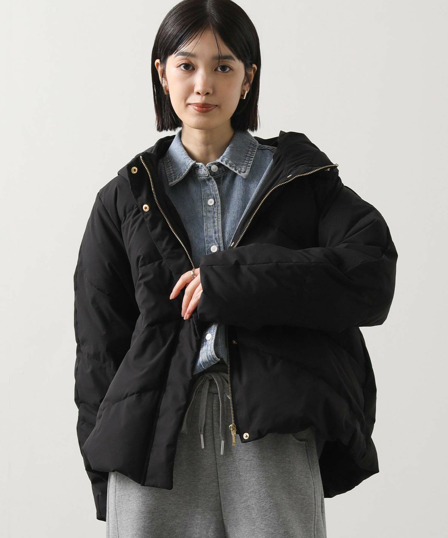 Gready Brilliantフードストレッチダウン | SEKIMIKI Online