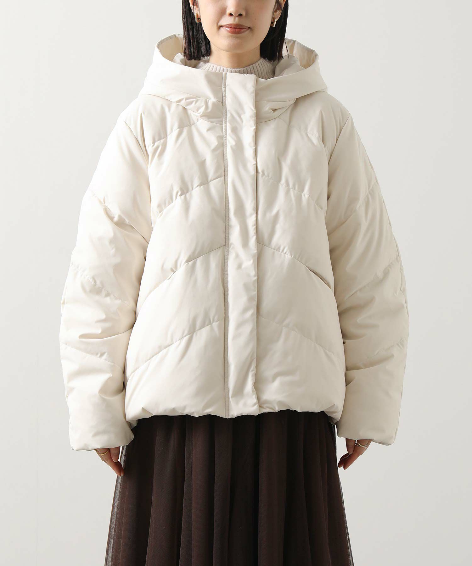 Gready Brilliantフードストレッチダウン | SEKIMIKI Online