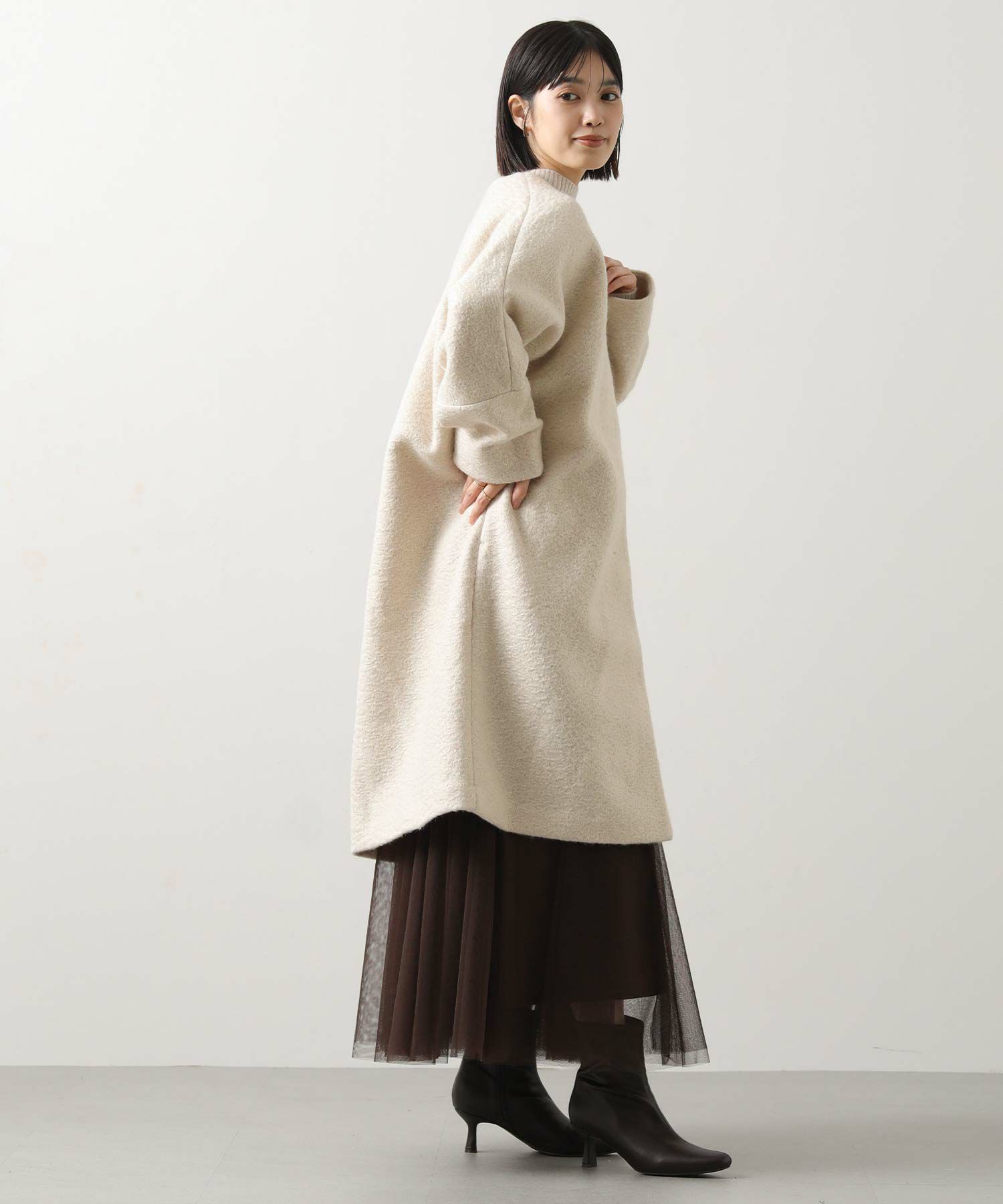 倖田來未 ドルマンミリタリーコート Gready Brilliantカーリードルマンミドルコート | SEKIMIKI Online