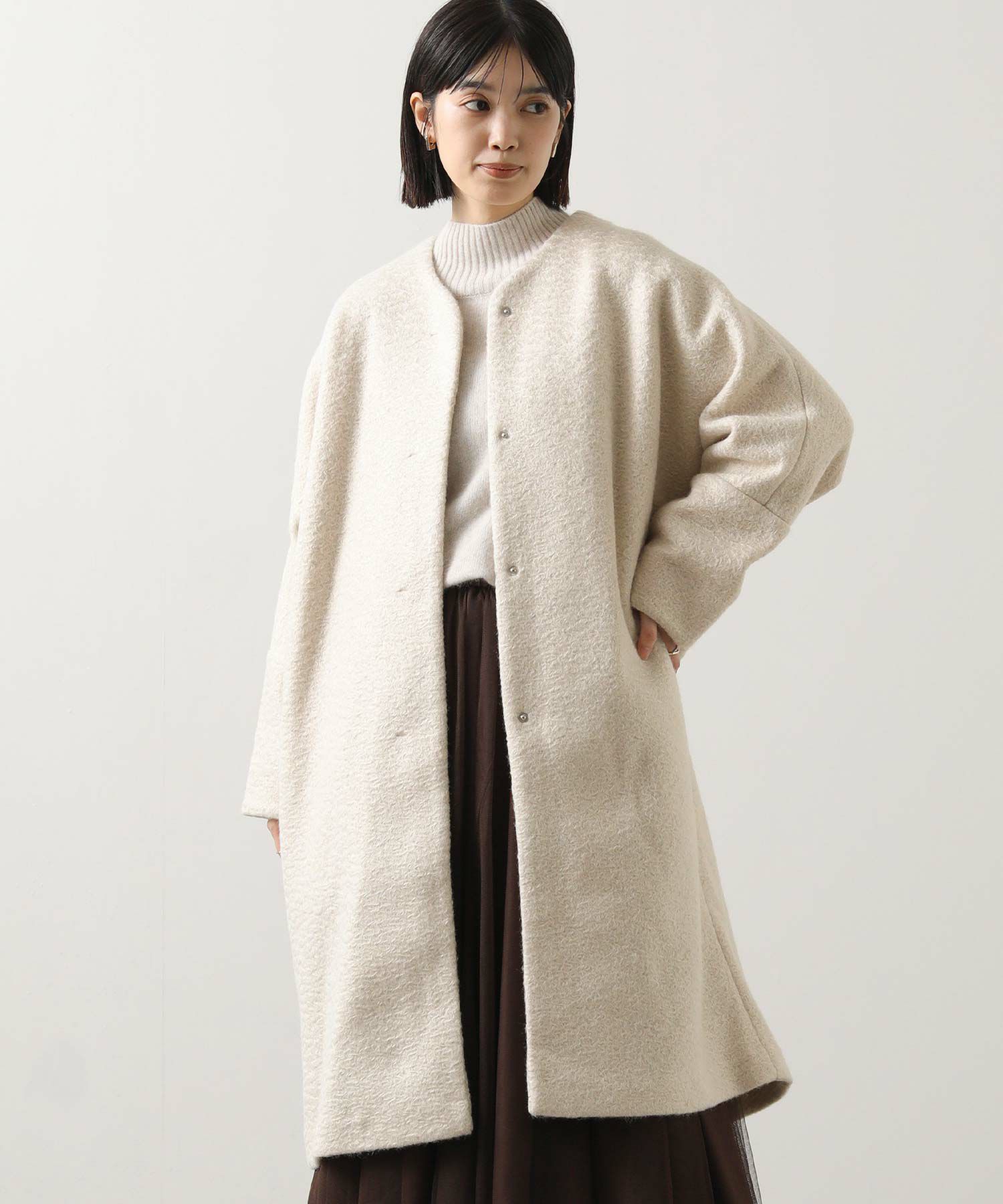 Gready Brilliantカーリードルマンミドルコート | SEKIMIKI Online