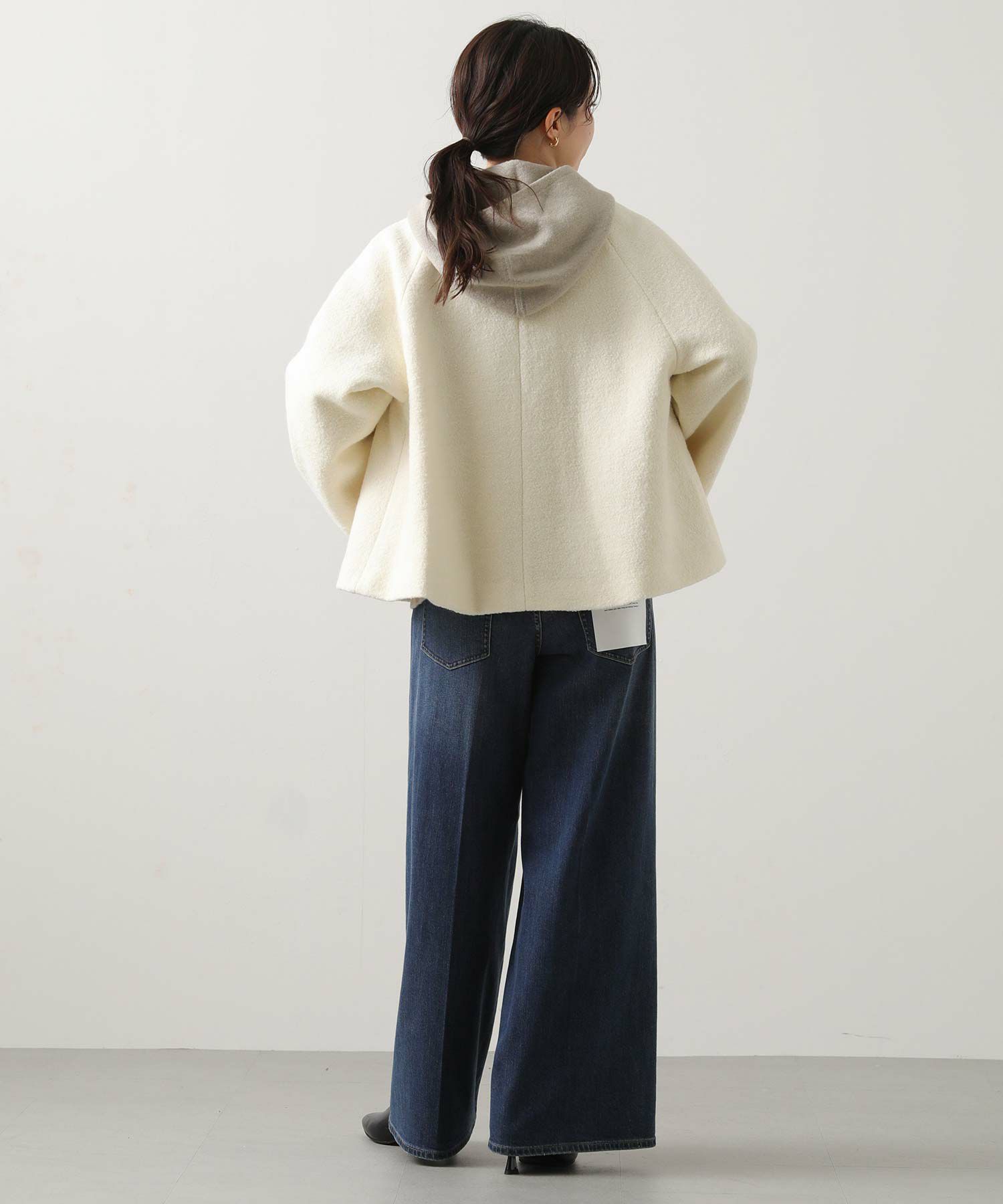 Gready Brilliantブークレケープコート | SEKIMIKI Online