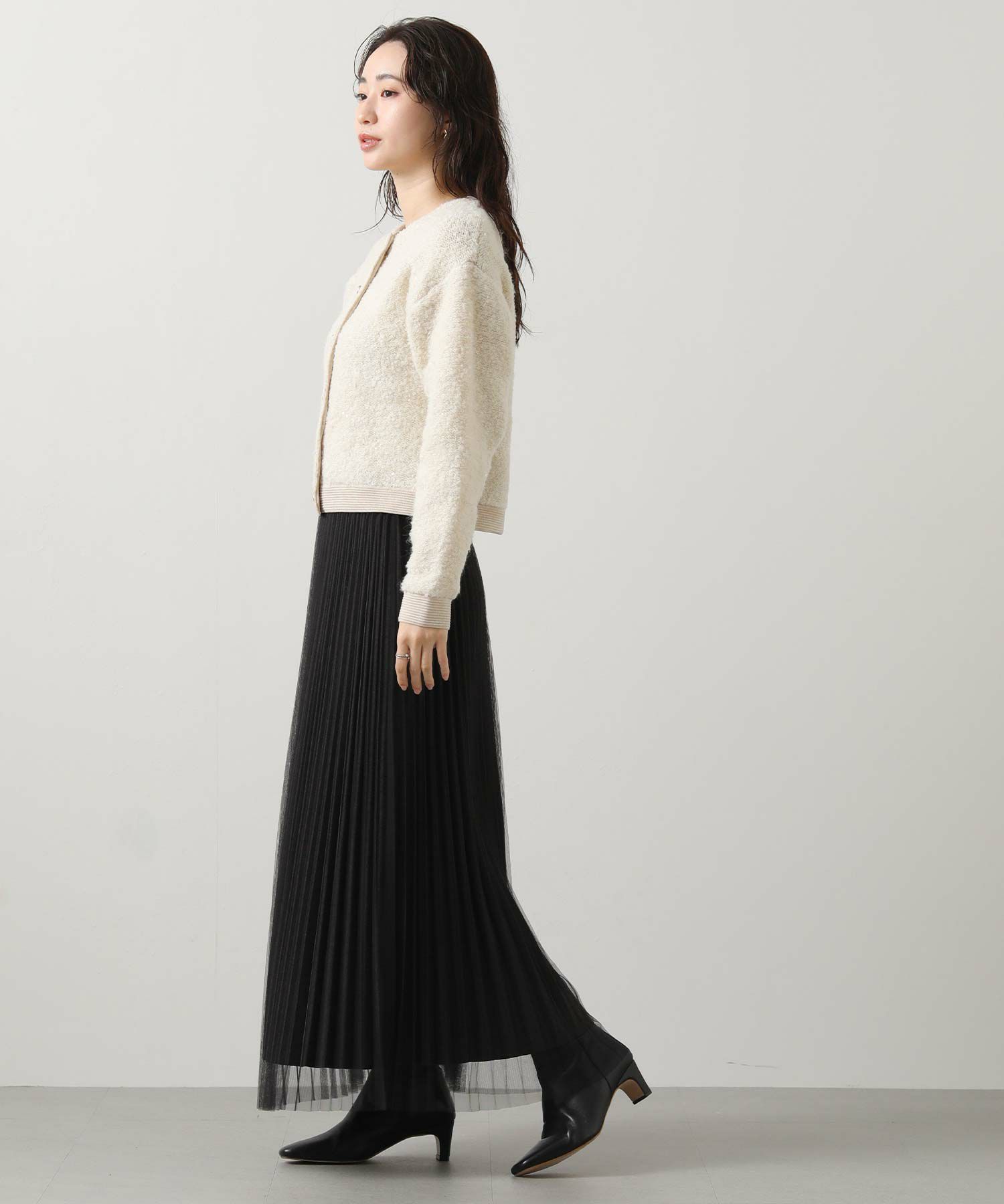 Gready Brilliantブークレスパンコールニット | SEKIMIKI Online