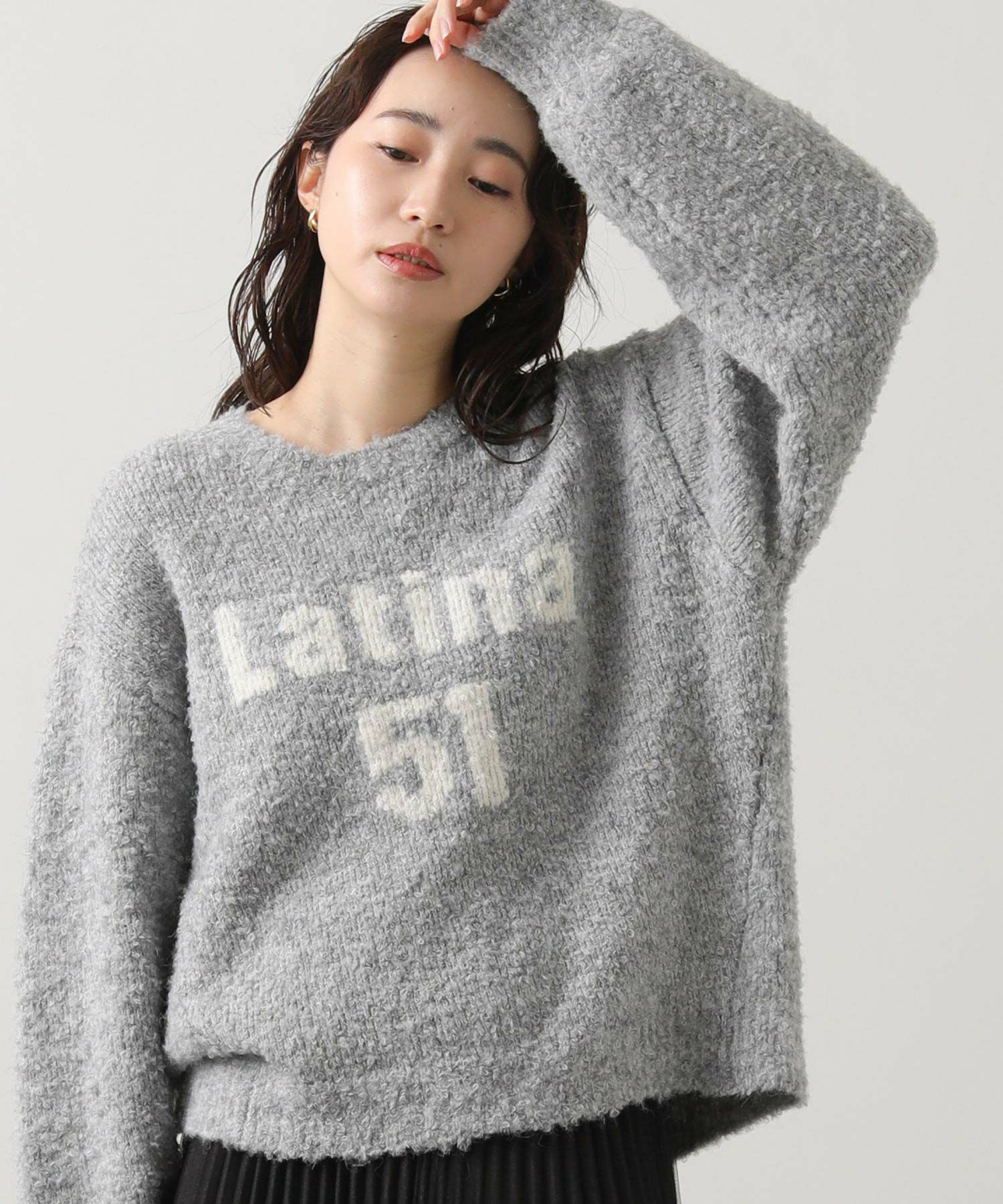 Gready BrilliantLatinaブークレロゴニット | SEKIMIKI Online