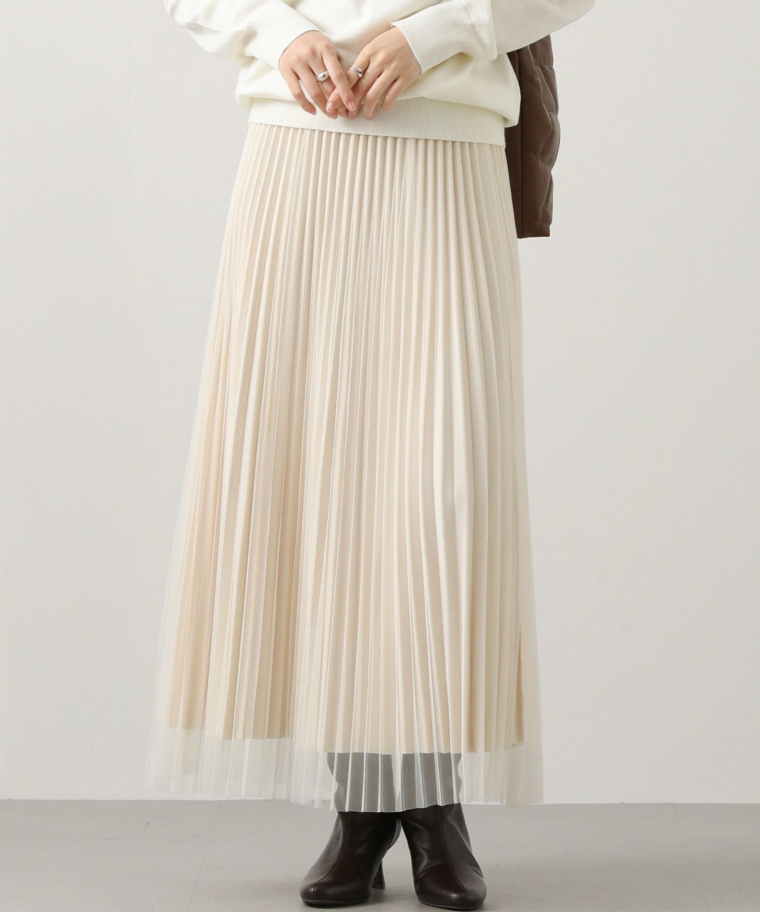Gready Brilliantチュールプリーツリバースカート | SEKIMIKI Online