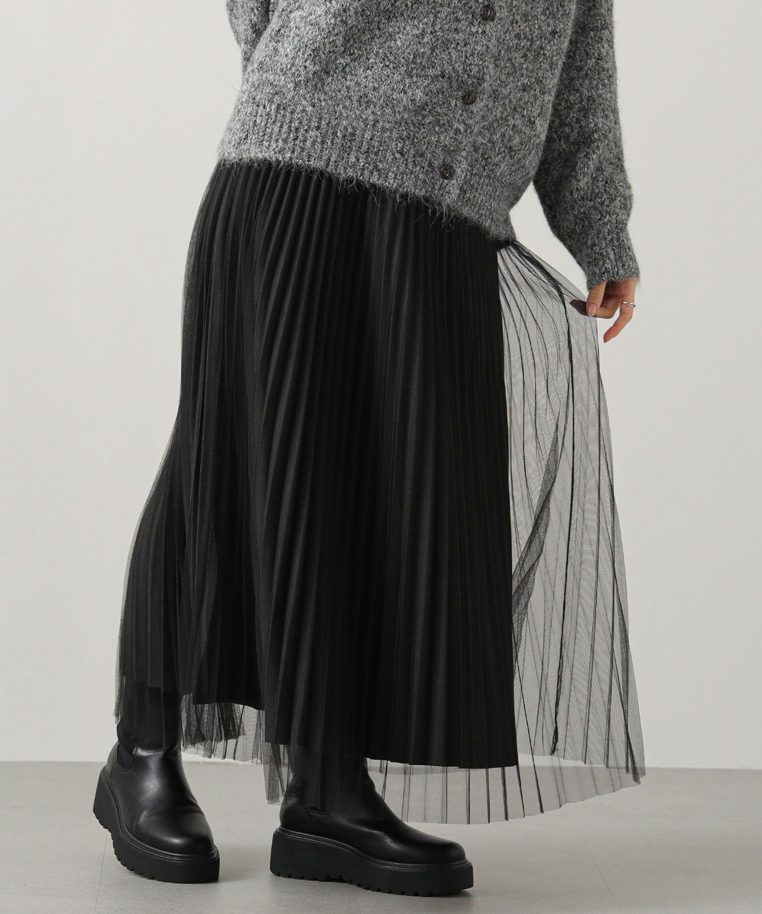 グレー×ブラック