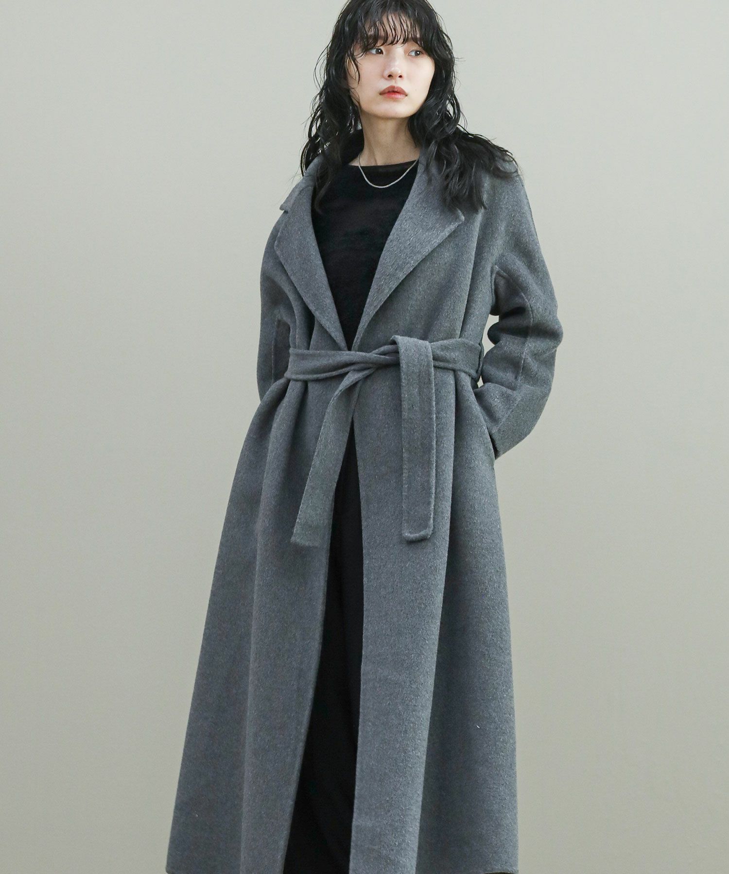 The rejoiceウール混ロングコート | SEKIMIKI Online