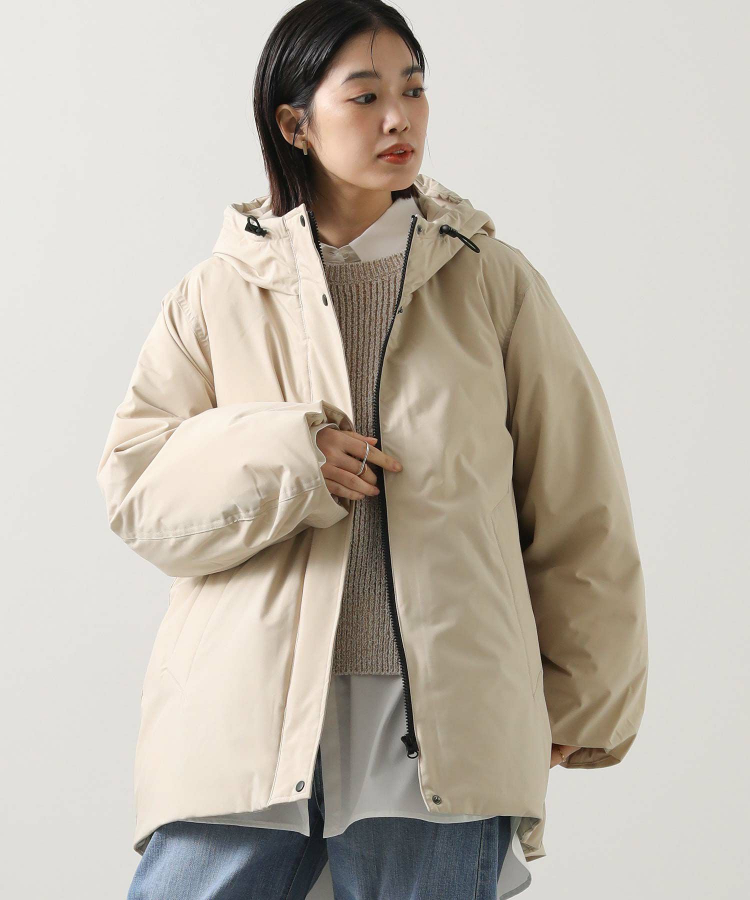 Gready Brilliantタフタフードダウン | SEKIMIKI Online