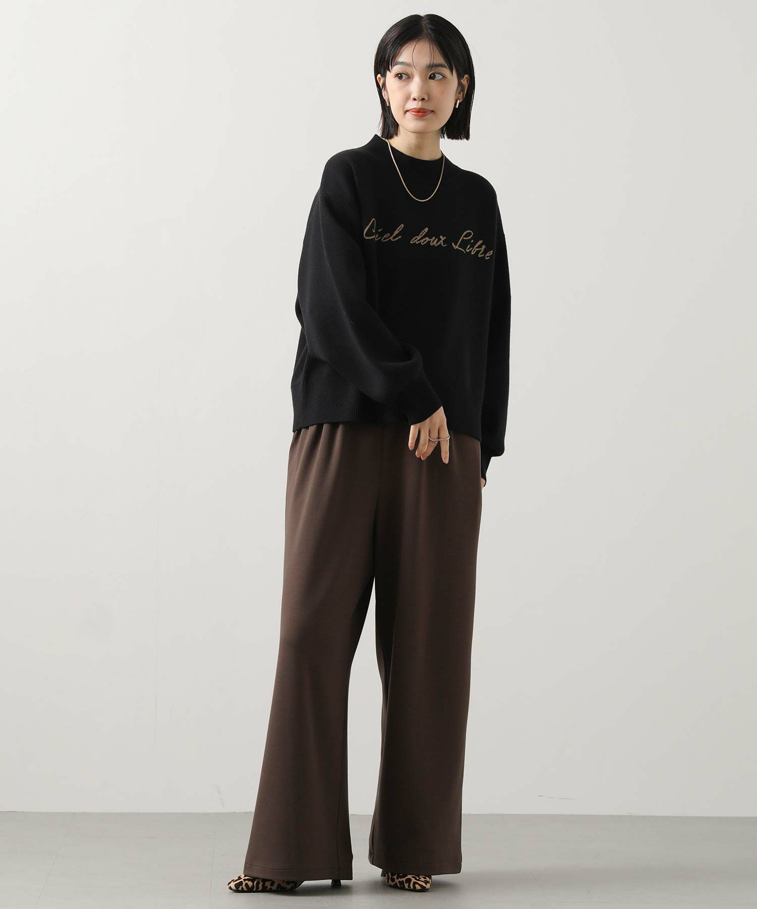 Gready BrilliantCielダブルジャガードロゴニット | SEKIMIKI Online