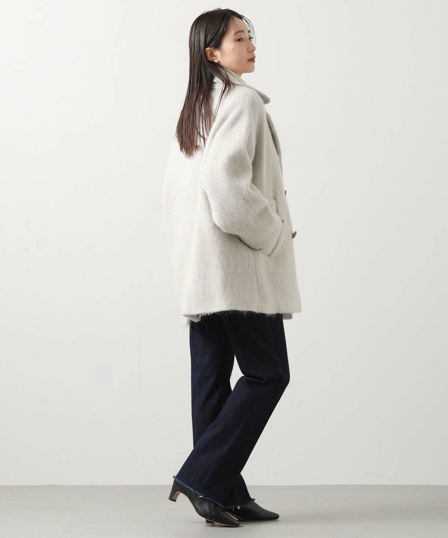 Gready BrilliantモヘアシャギーPコート | SEKIMIKI Online