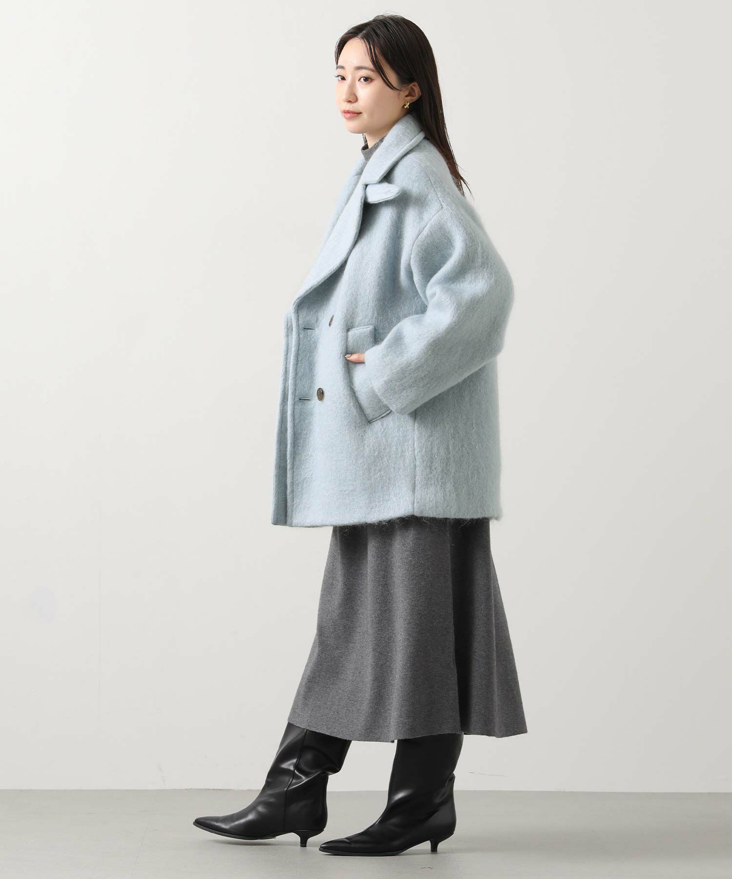 Gready BrilliantモヘアシャギーPコート | SEKIMIKI Online