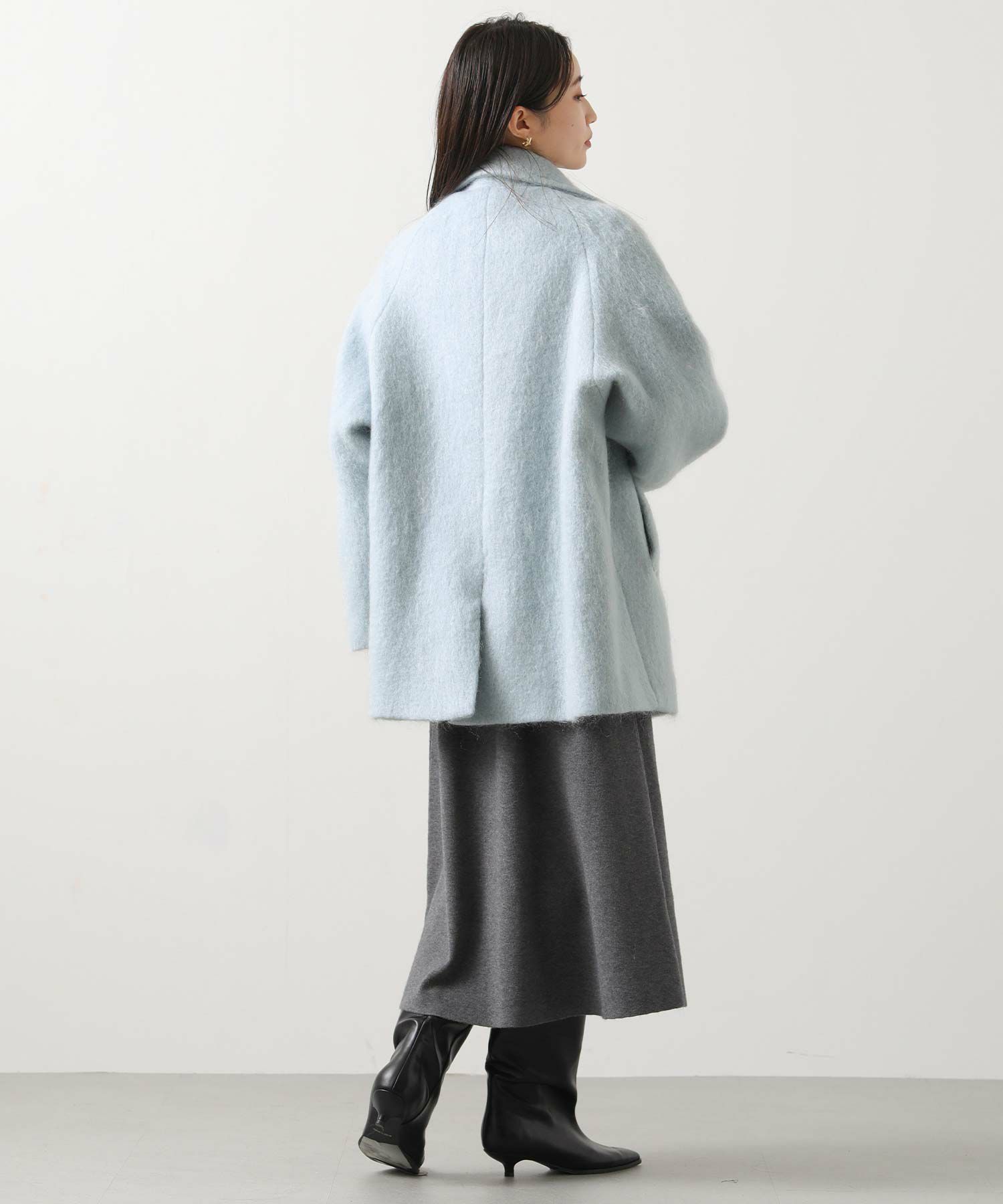 Gready Brilliantモヘアシャギーショートジャケットコート Gready Brilliant（グレディブリリアン）の「モヘアシャギーショート