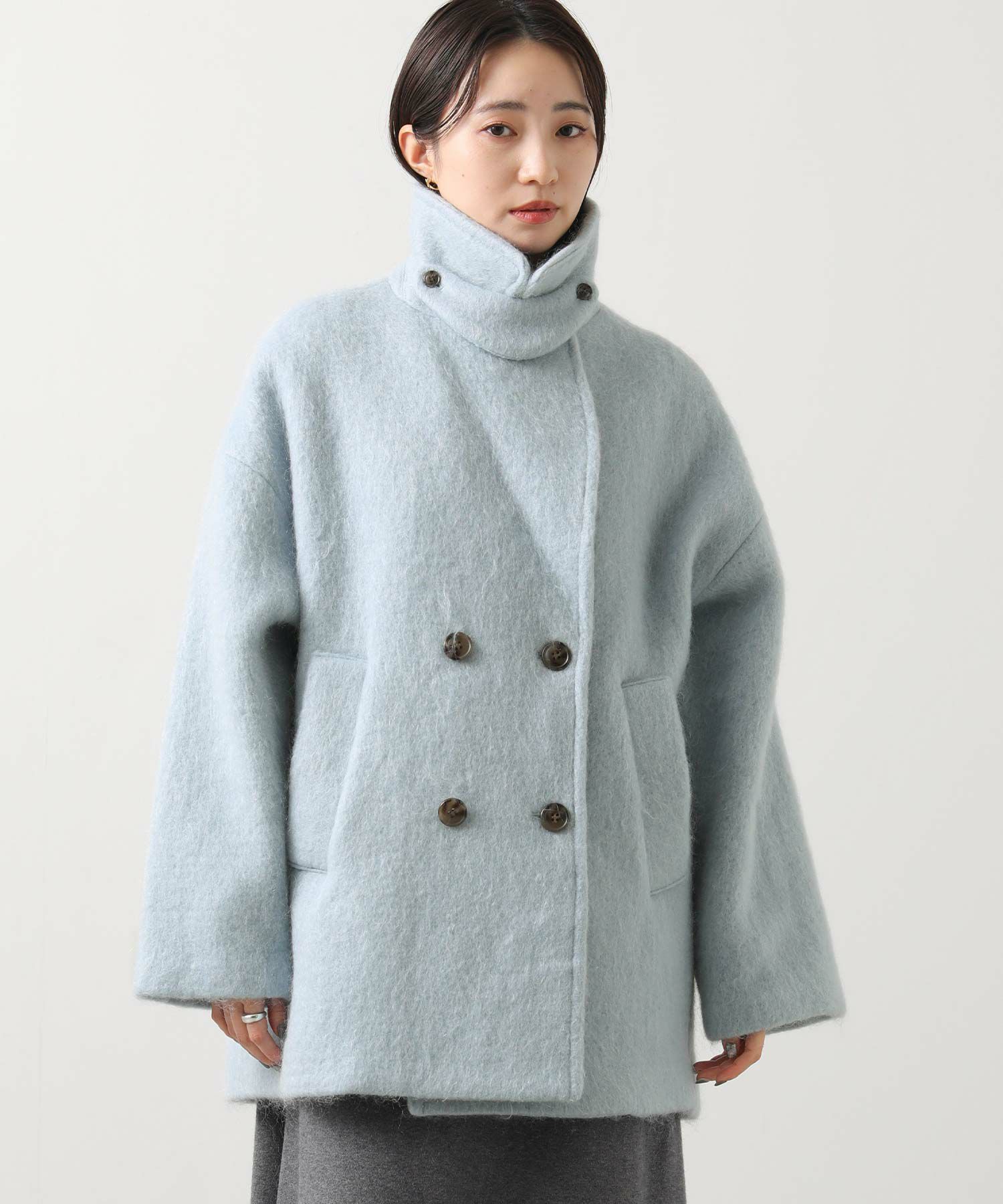 Gready BrilliantモヘアシャギーPコート | SEKIMIKI Online