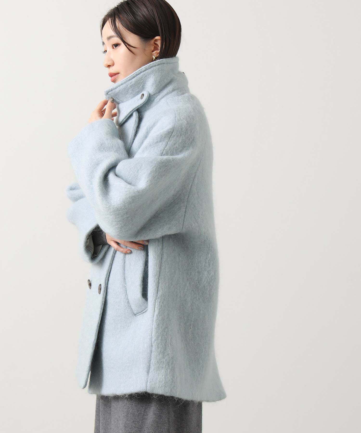 Gready BrilliantモヘアシャギーPコート | SEKIMIKI Online