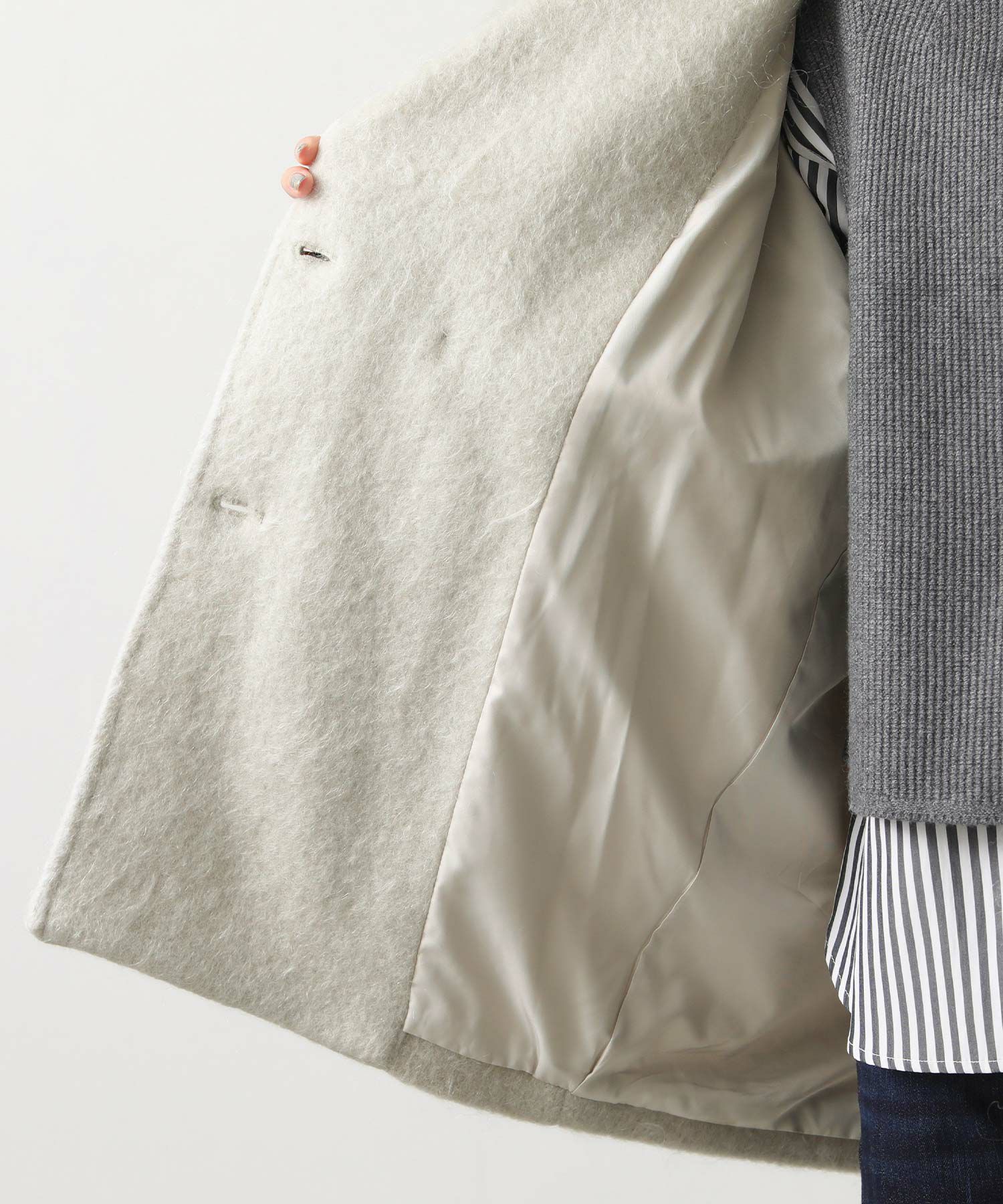 Gready BrilliantモヘアシャギーPコート | SEKIMIKI Online