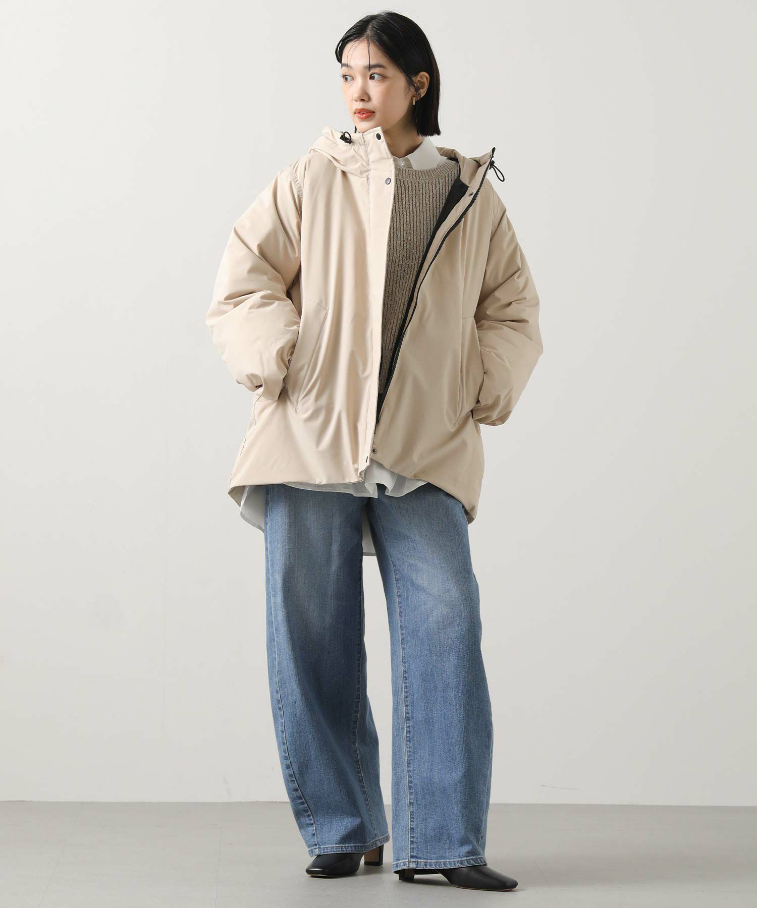 Gready BrilliantスラブMIX後リボンニット | SEKIMIKI Online