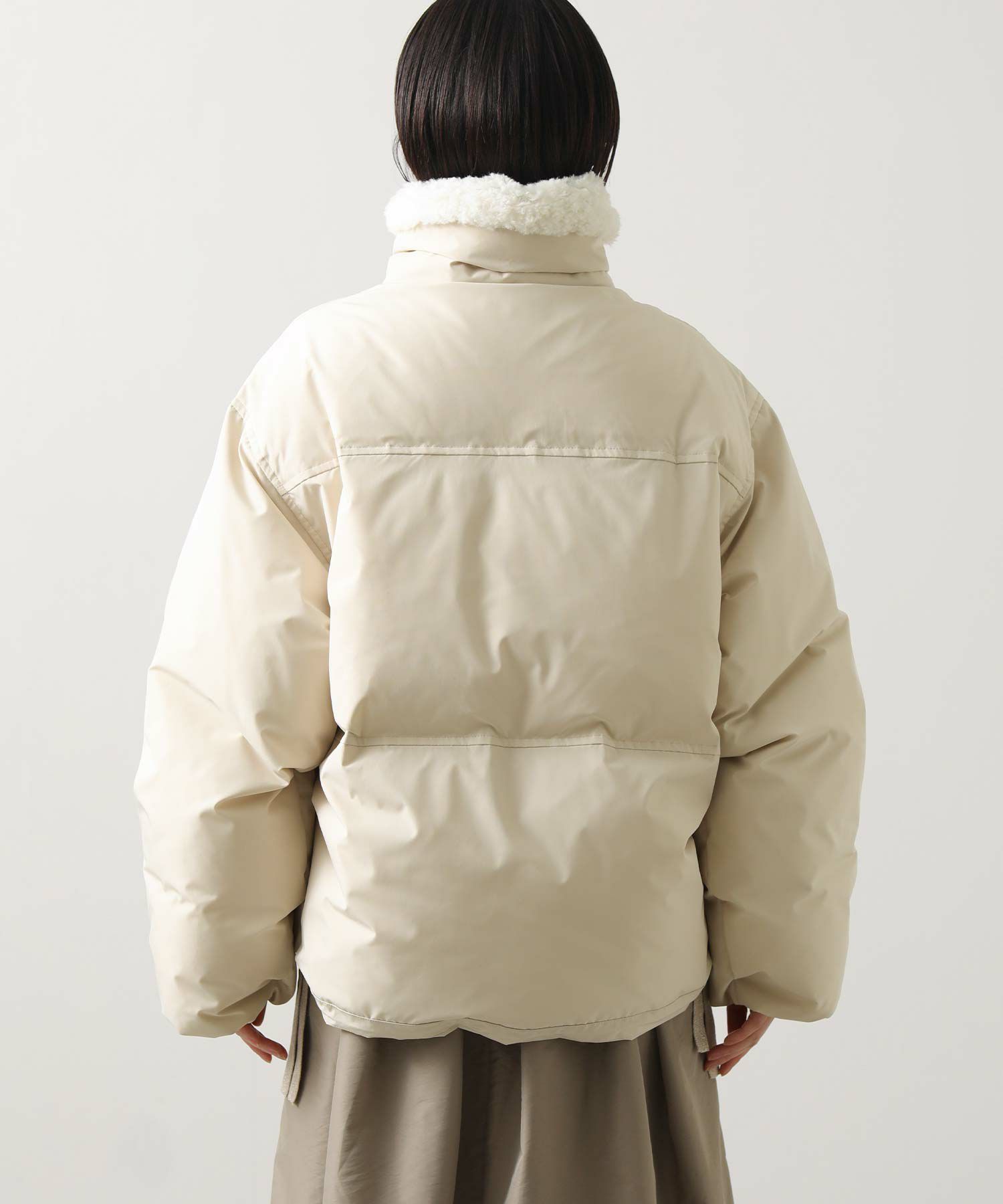 ジャケット・アウター Berry Gready Brilliantボア衿ダウンバルーンスリーブコート | SEKIMIKI Online