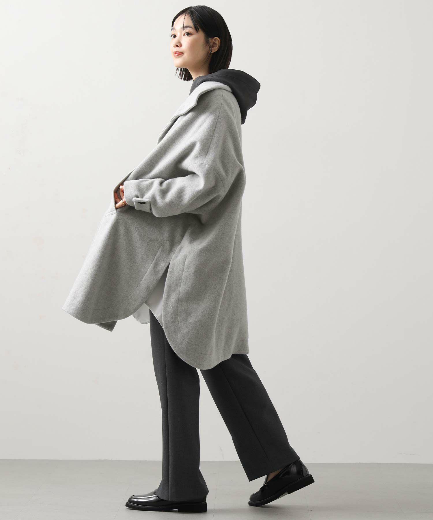 コートグレーフロスキー様 シャギーロングダッフルコート[K1346] - レディースファッション通販