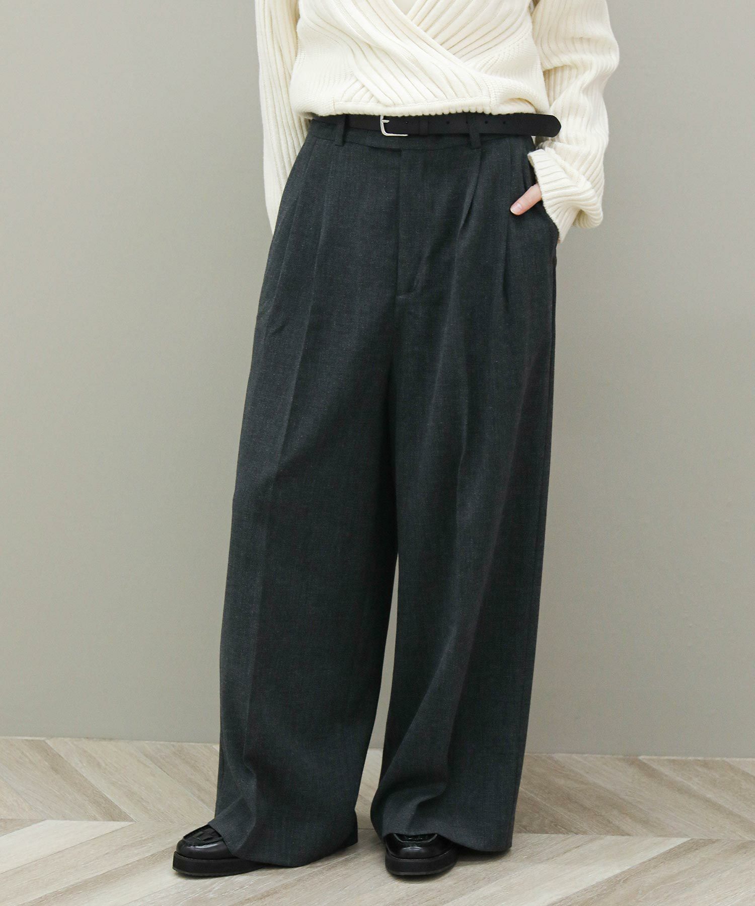 The rejoice2タックワイドパンツ | SEKIMIKI Online