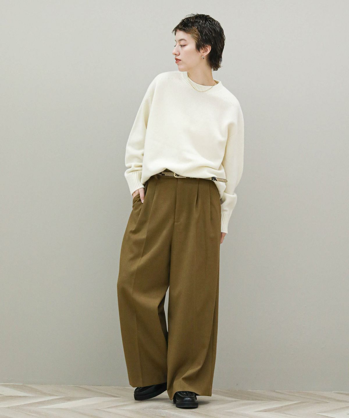 model:160cm/Sサイズ着用