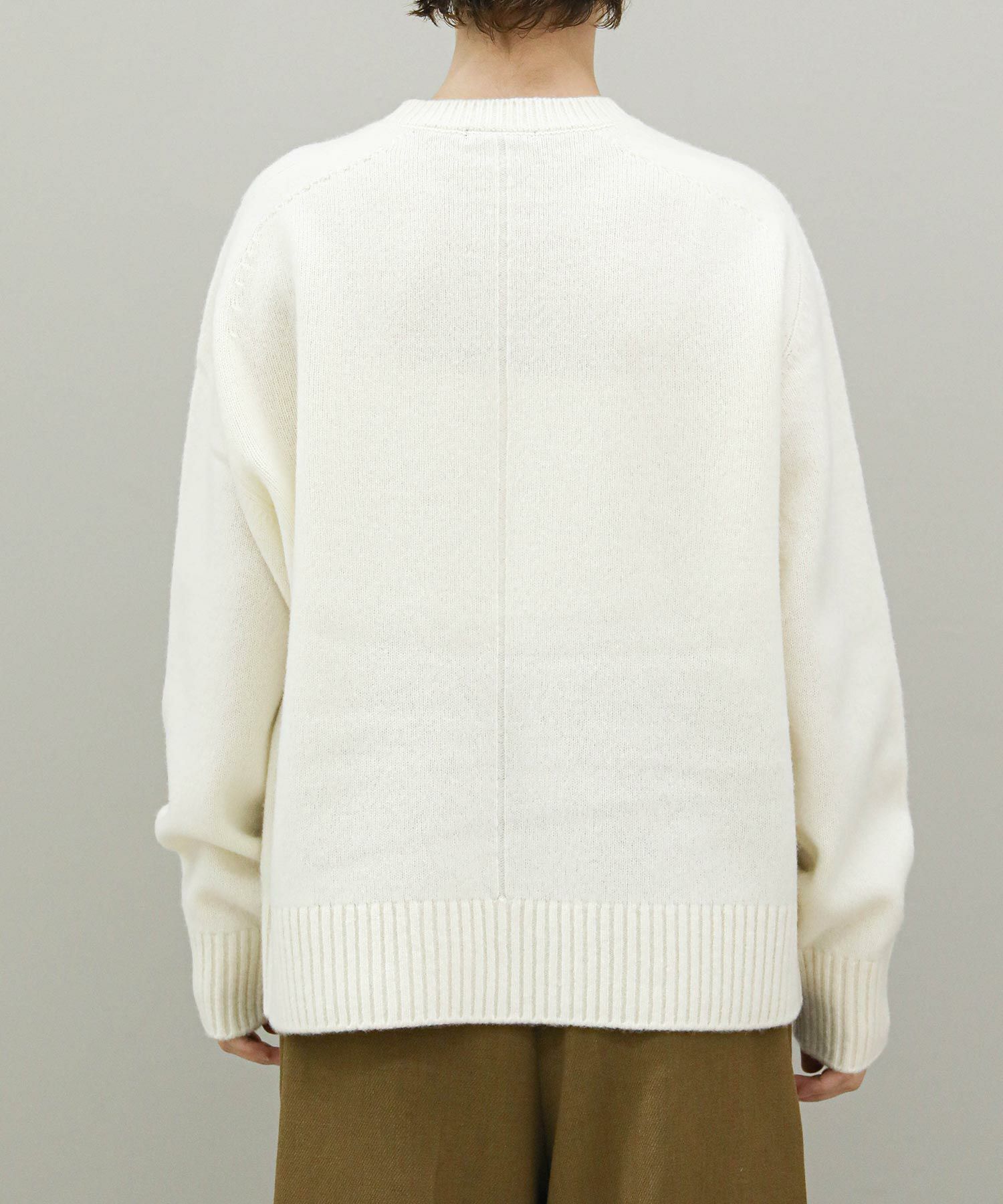 The rejoiceカシミヤ混クルーネックプルオーバー | SEKIMIKI Online