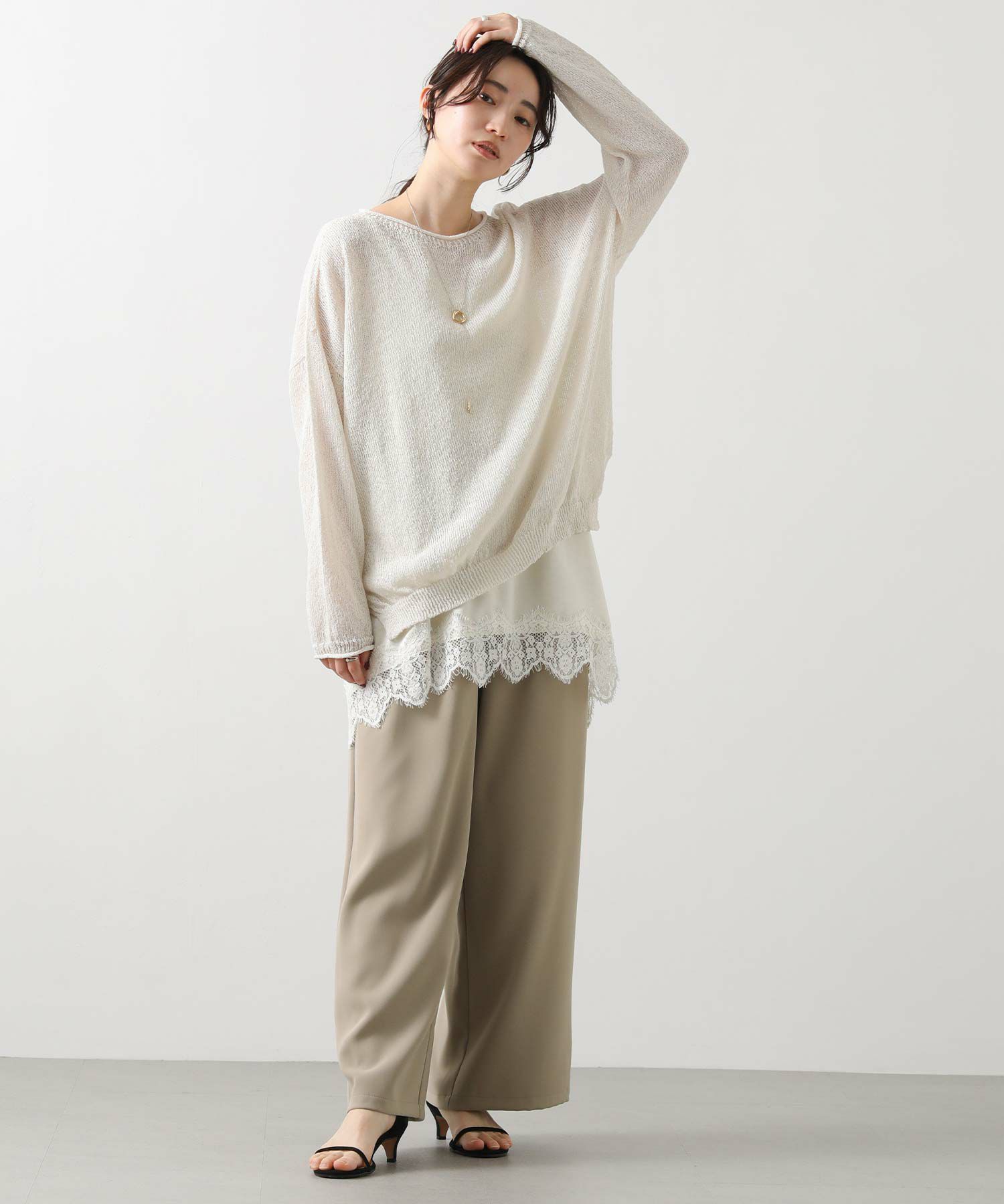 model:163cm　size：36