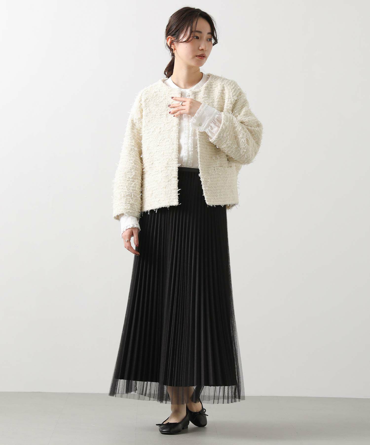 Gready BrilliantLUリボンツイードジャケット | SEKIMIKI Online