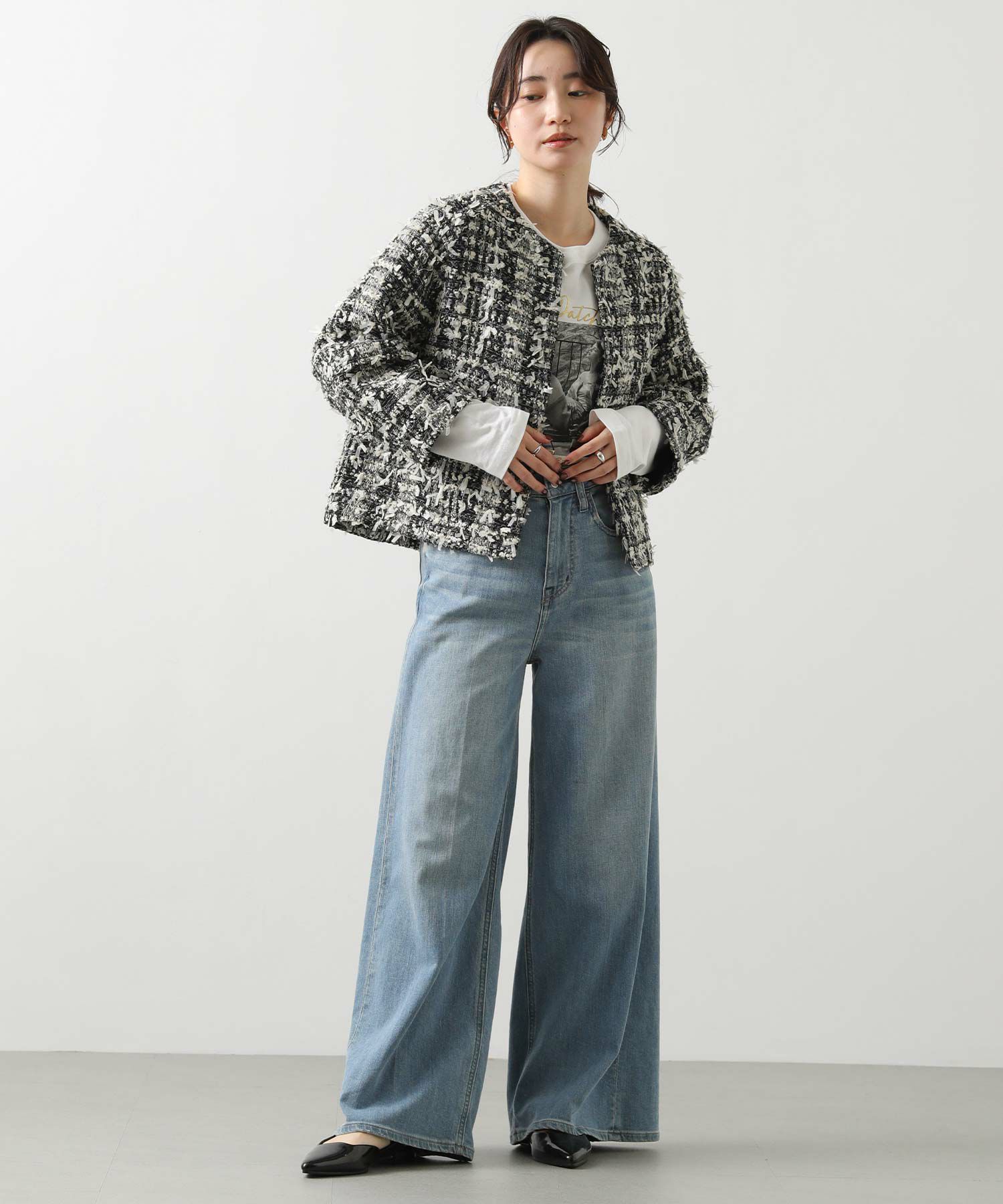 Gready BrilliantLUリボンツイードジャケット | SEKIMIKI Online