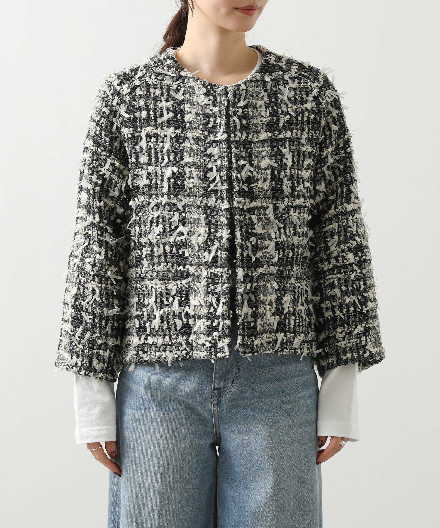 Gready BrilliantLUリボンツイードジャケット | SEKIMIKI Online