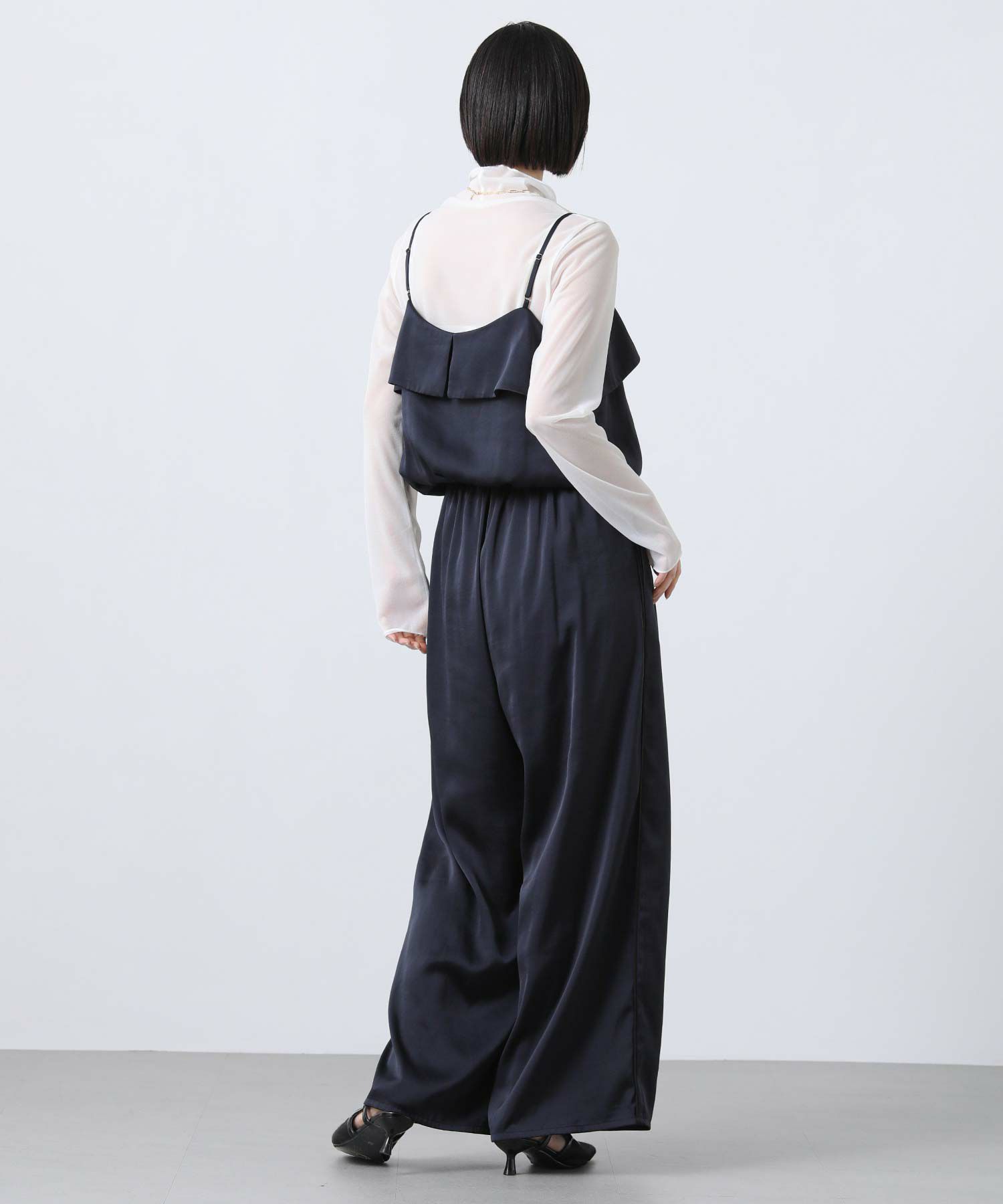 Gready BrilliantLUサテンキャミサロペ | SEKIMIKI Online