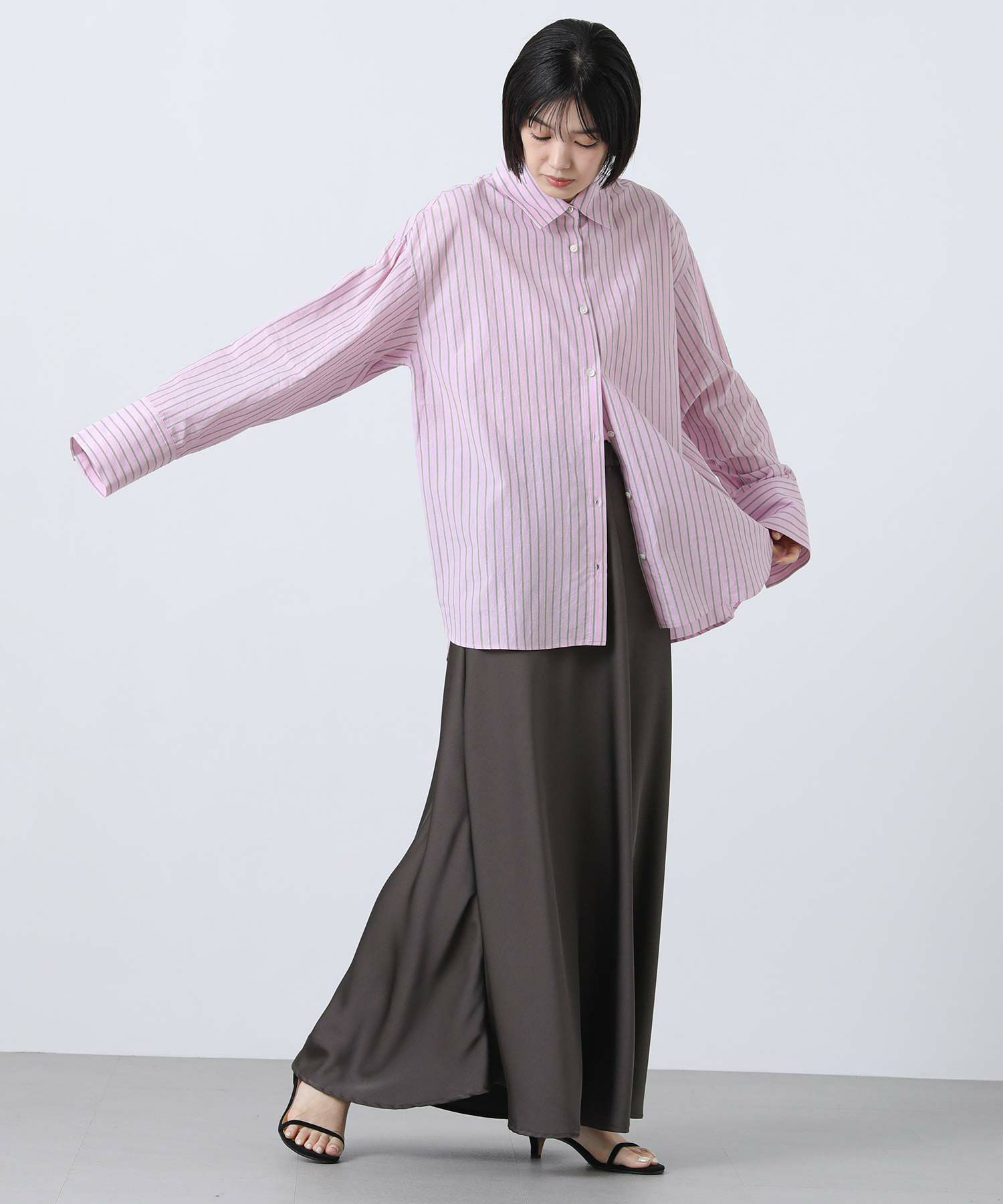 60's N N XI EAST レーヨンストライプシャツ 5215004-921F.jpg