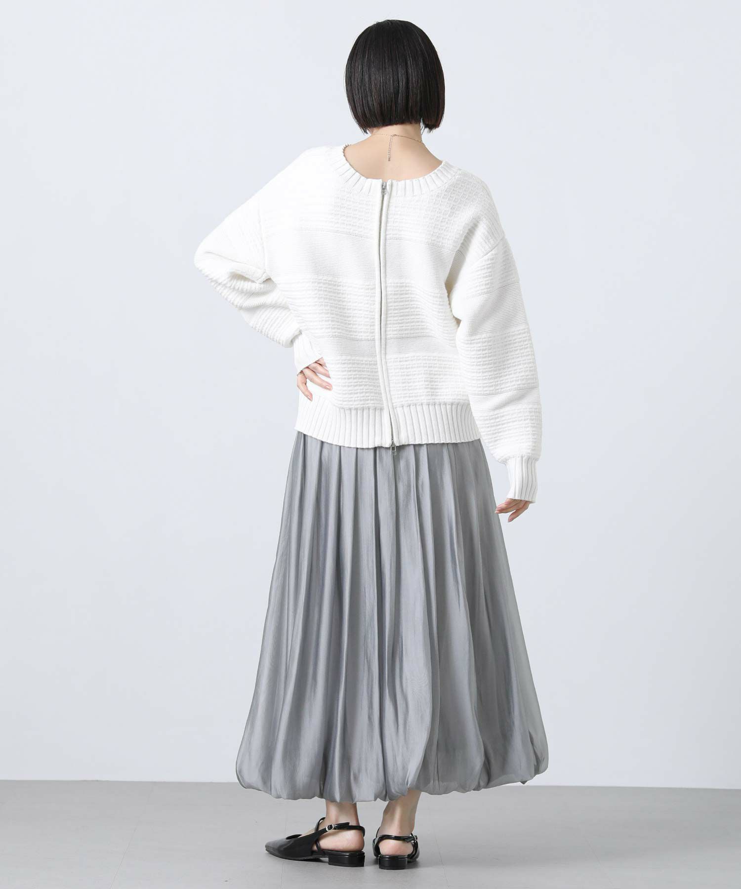 Gready BrilliantEシアーギャザーバルーンスカート | SEKIMIKI Online