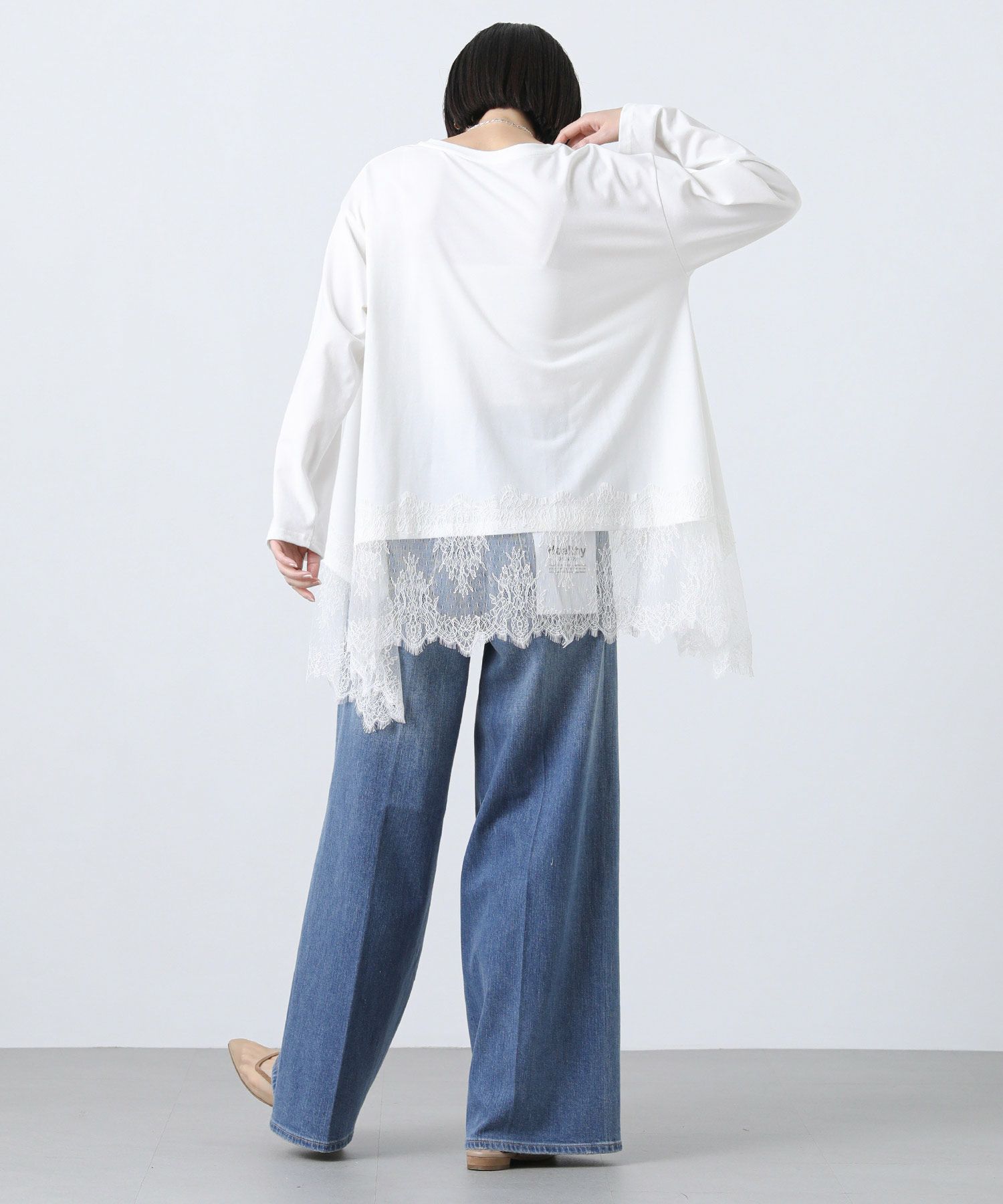 Gready BrilliantレースヘムワイドロンT | SEKIMIKI Online