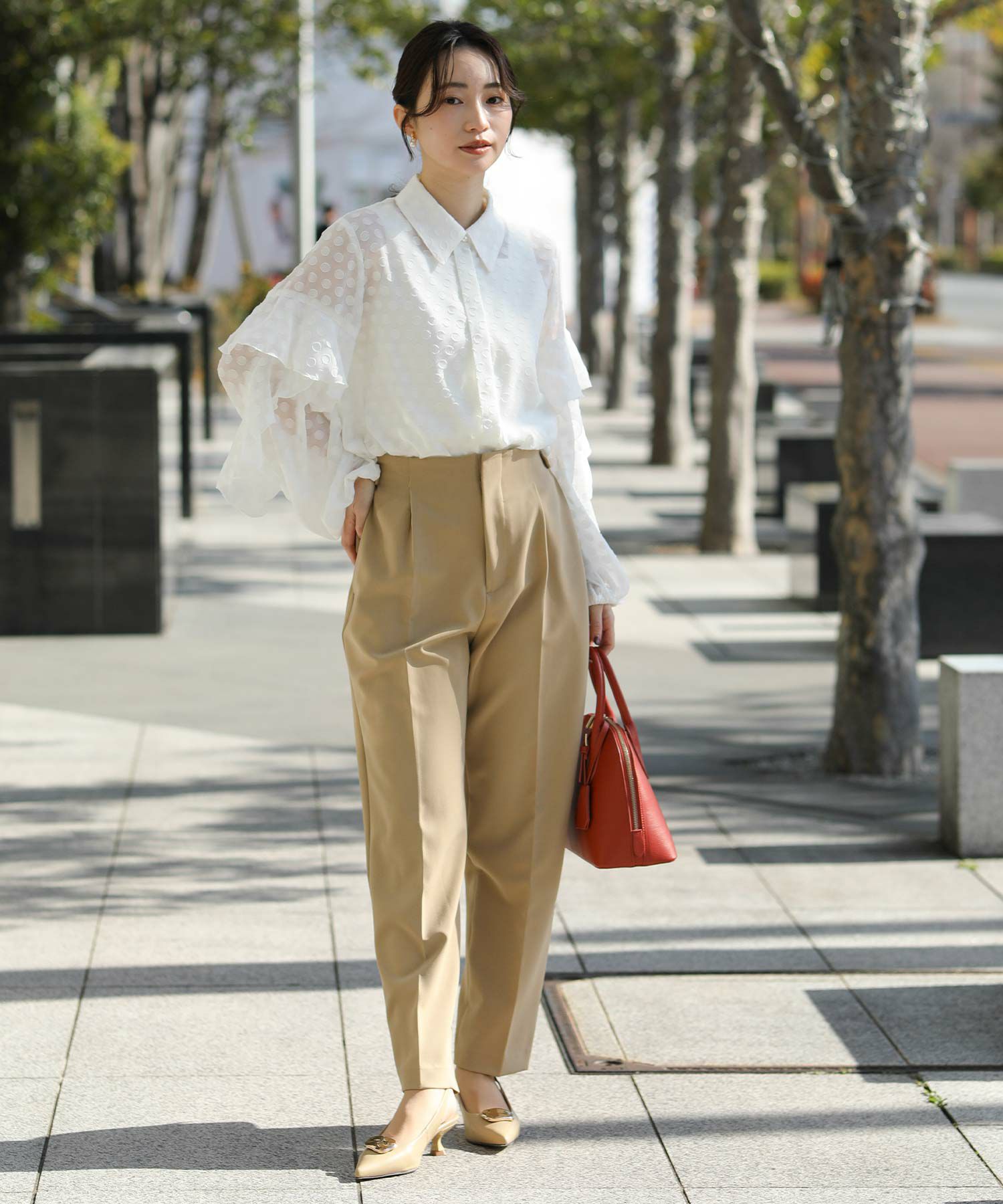 model:163cm　size：38