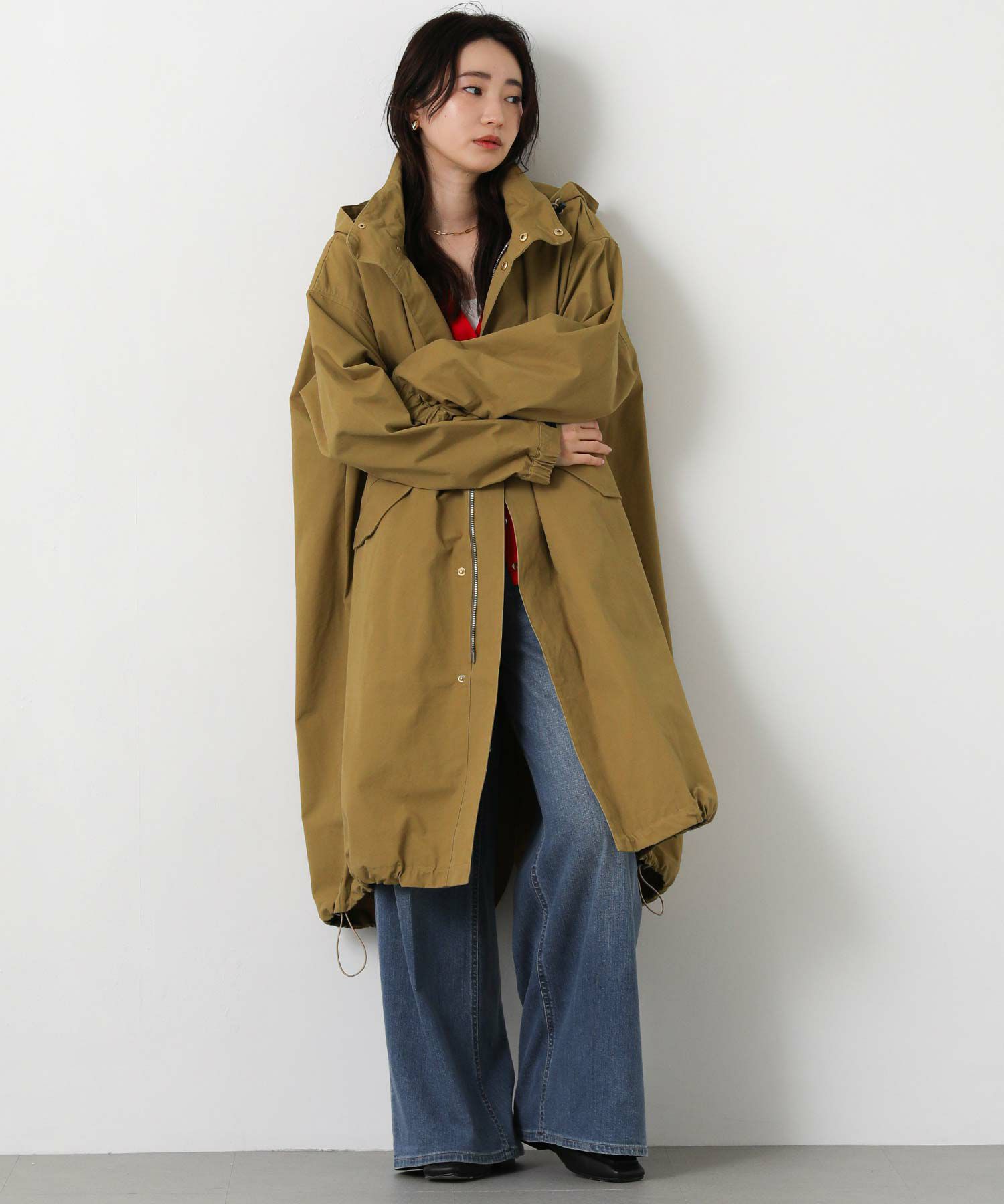 Gready Brilliantコットンフードモッズコート | SEKIMIKI Online