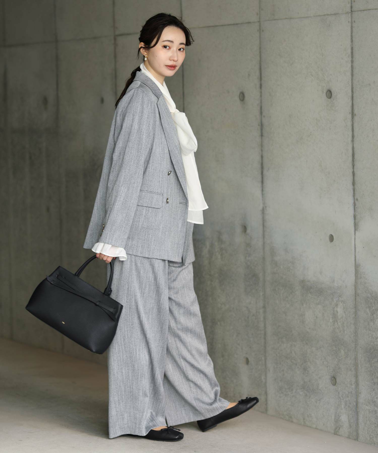 Gready BrilliantLUスラブテーラードダブルジャケット | SEKIMIKI Online