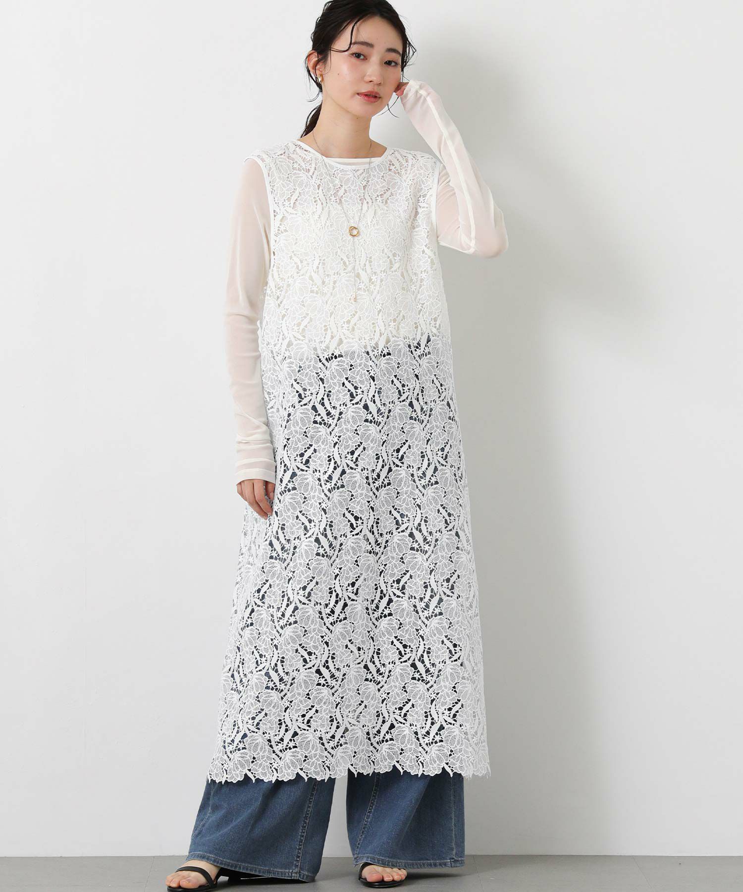 ＬＵレースジレ２ＷＡＹワンピース