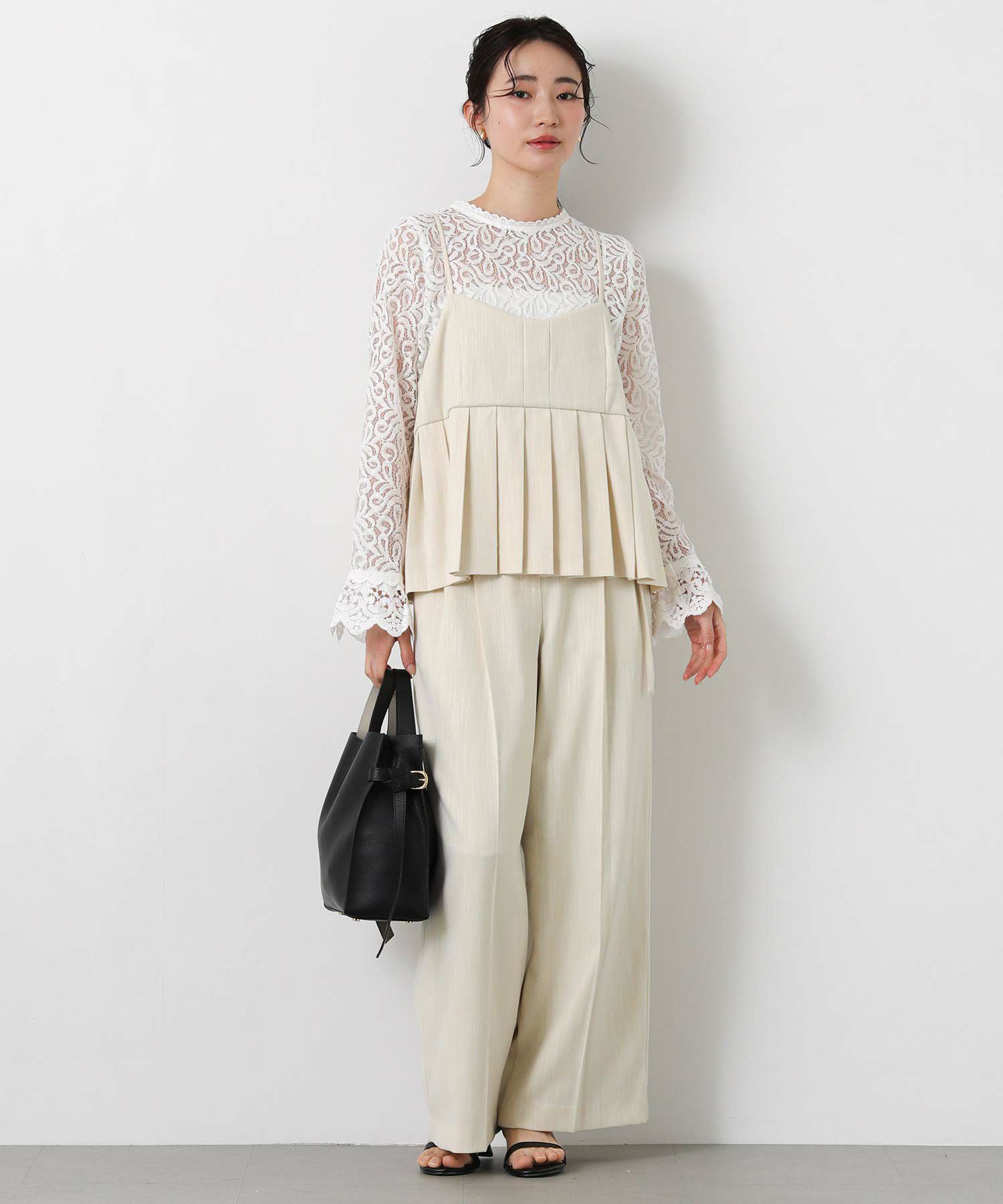 Gready BrilliantLUスラブプリーツキャミソール | SEKIMIKI Online