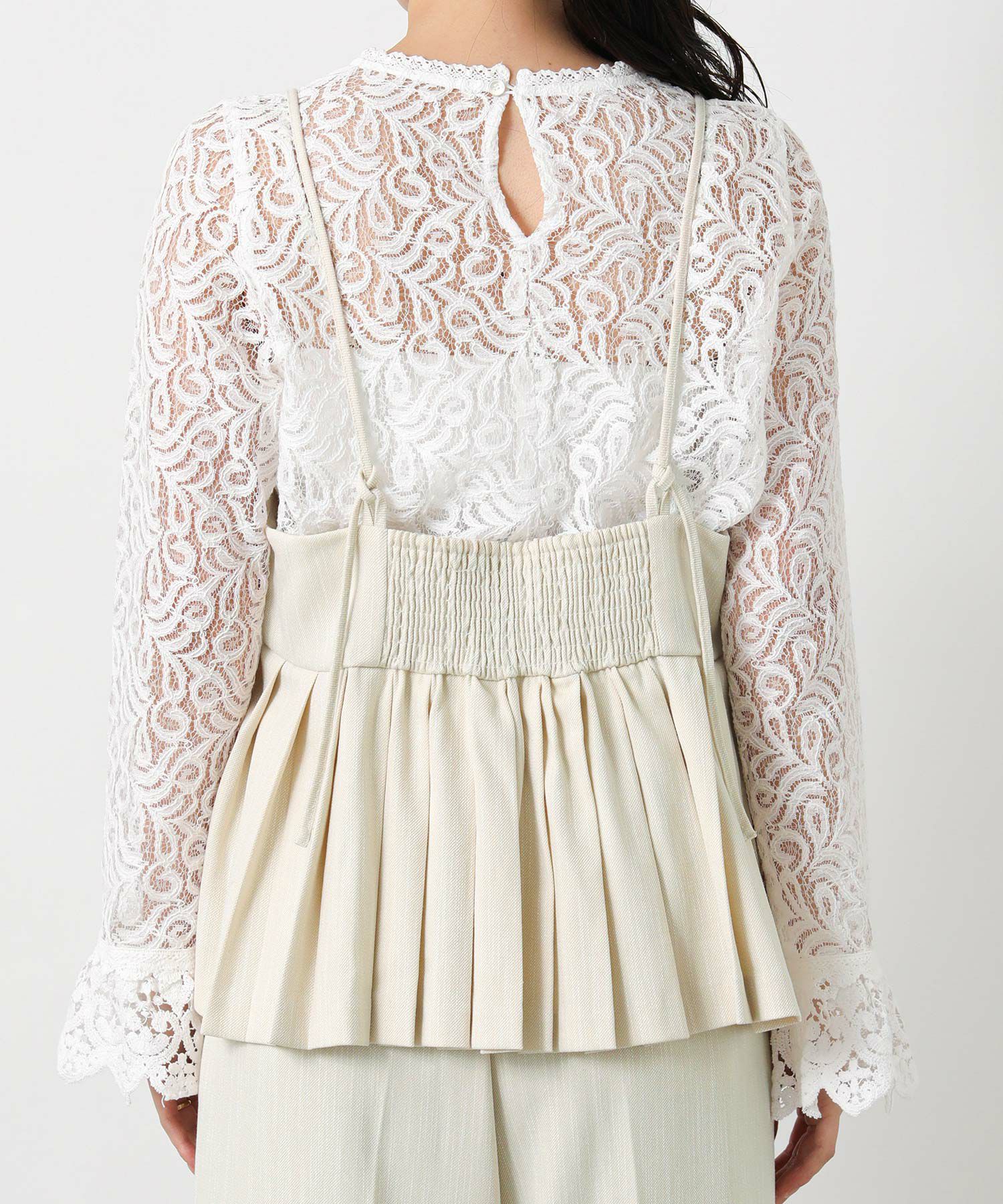 Gready BrilliantLUスラブプリーツキャミソール | SEKIMIKI Online