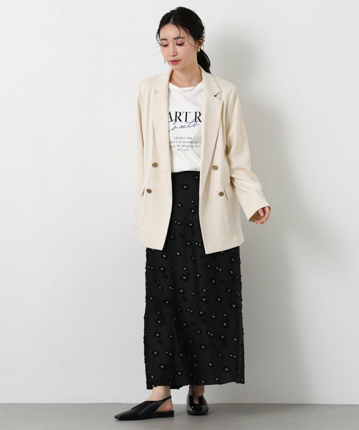 model:163cm　size：38