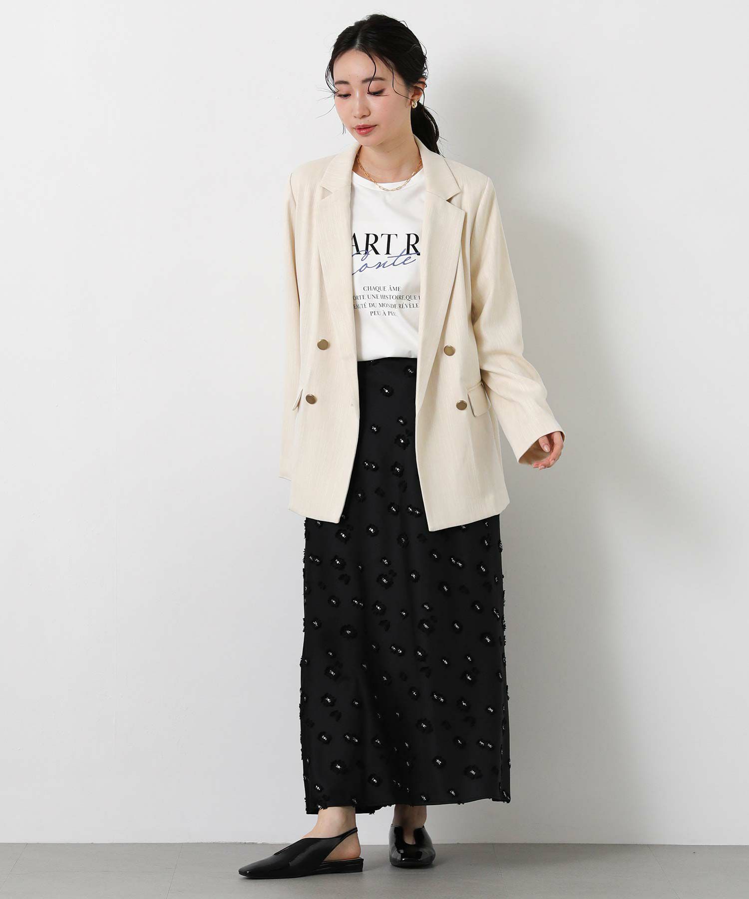 model:163cm　size：38