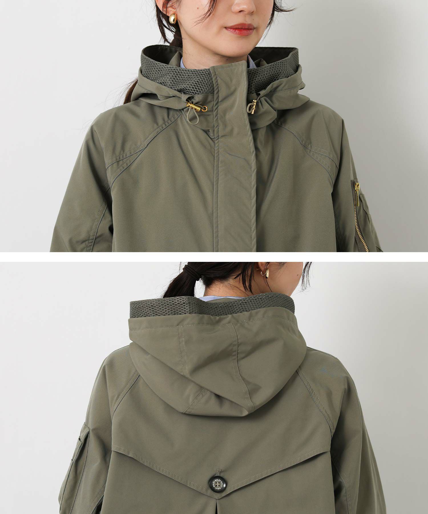 Gready Brilliantフード付きメッシュマウンテンパーカー | SEKIMIKI Online