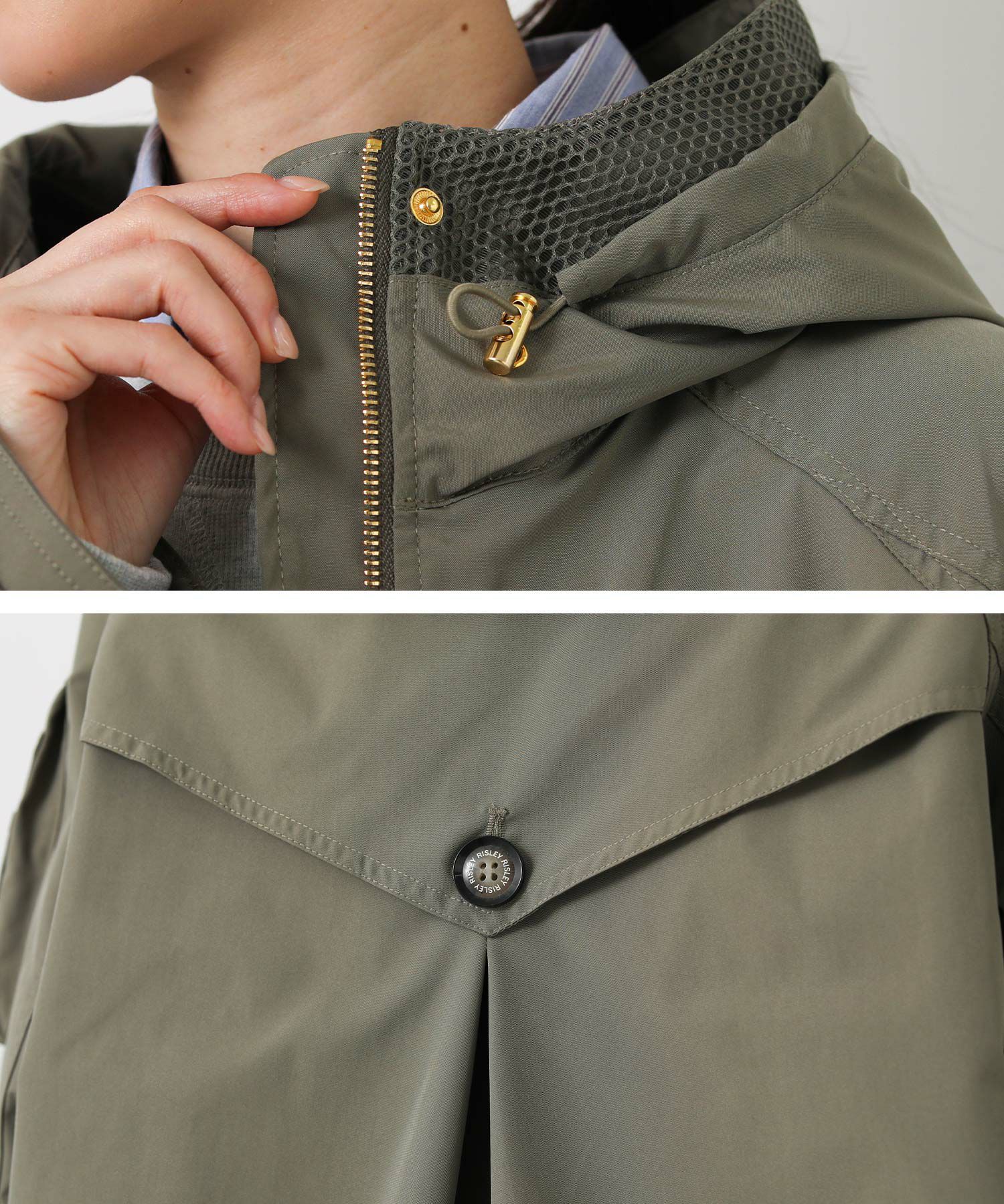 Gready Brilliantフード付きメッシュマウンテンパーカー | SEKIMIKI Online