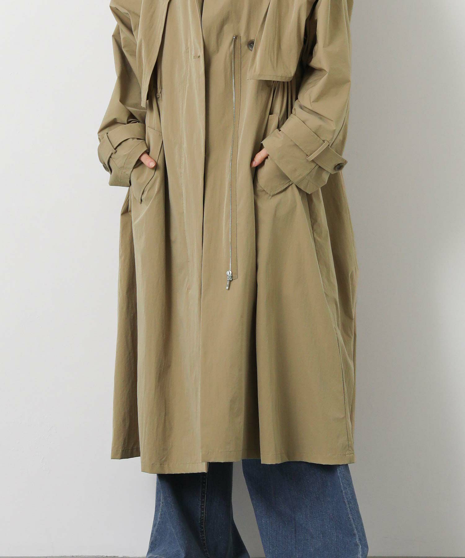 Gready Brilliantライナー付ケープトレンチ | SEKIMIKI Online