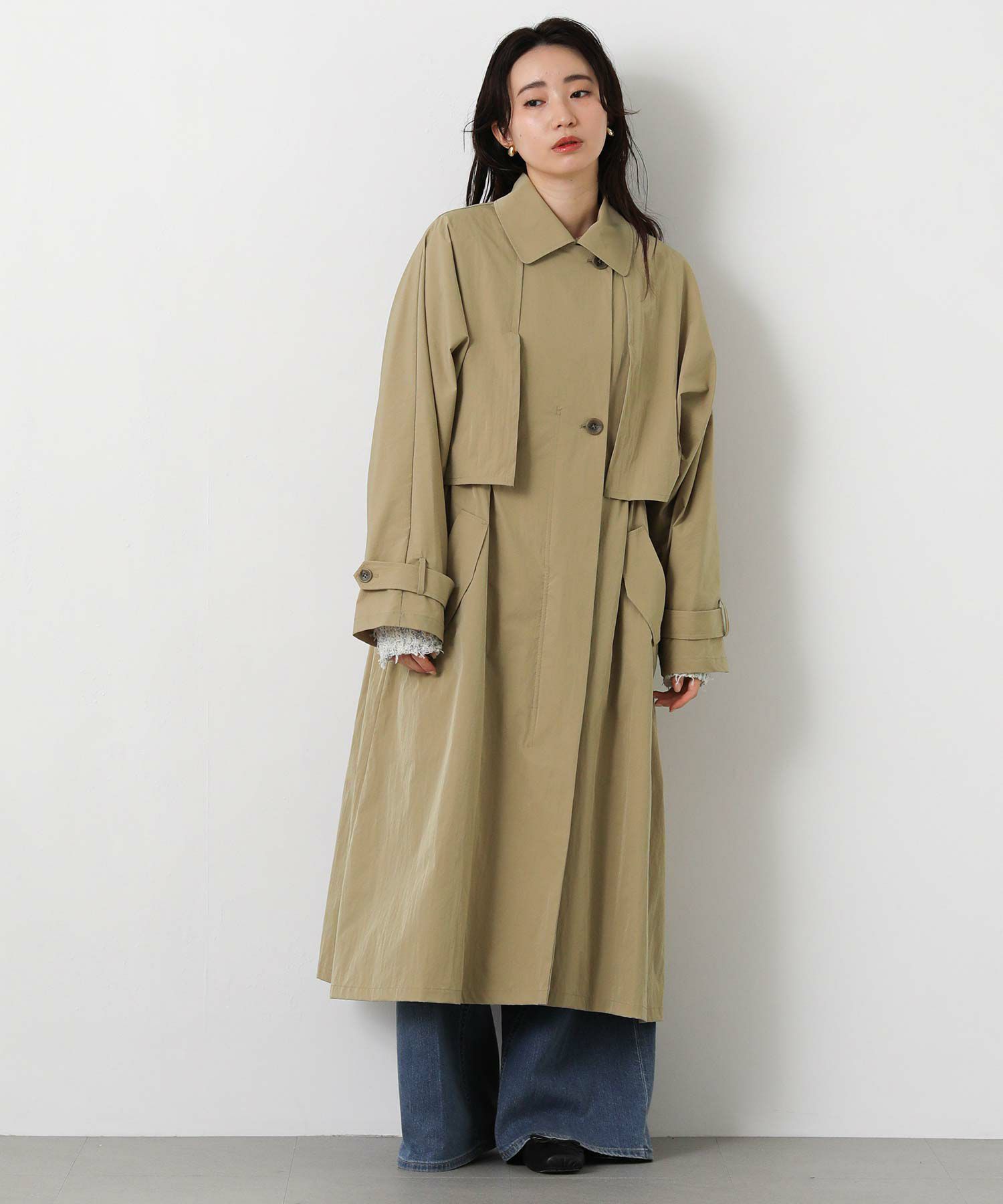 Gready Brilliantライナー付ケープトレンチ | SEKIMIKI Online